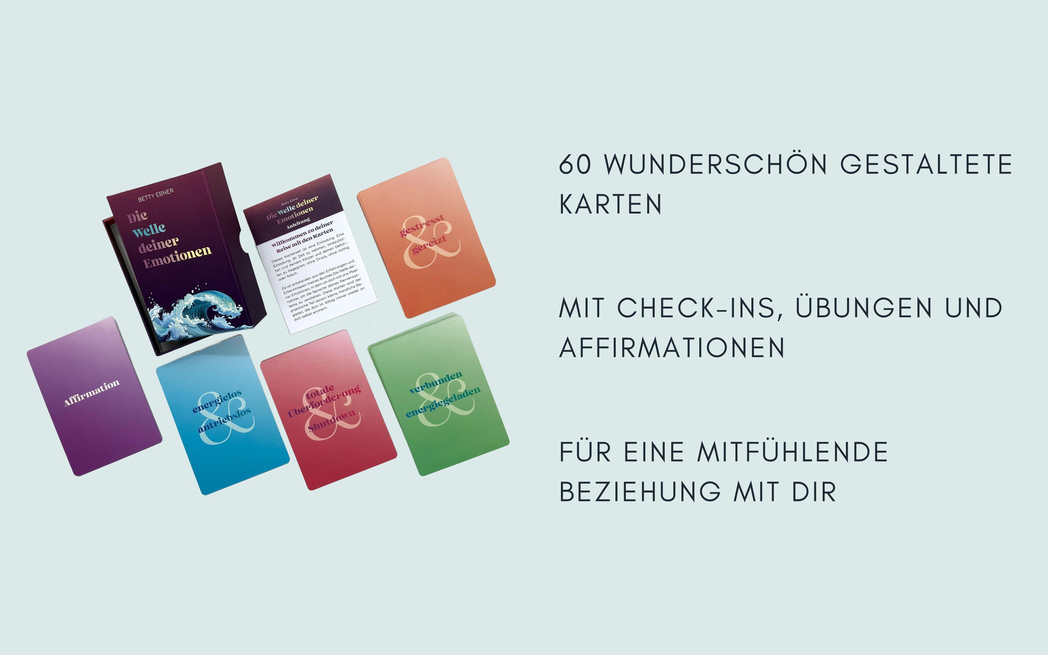Beispielinhalt (Bild) Die Welle deiner Emotionen Kartenset