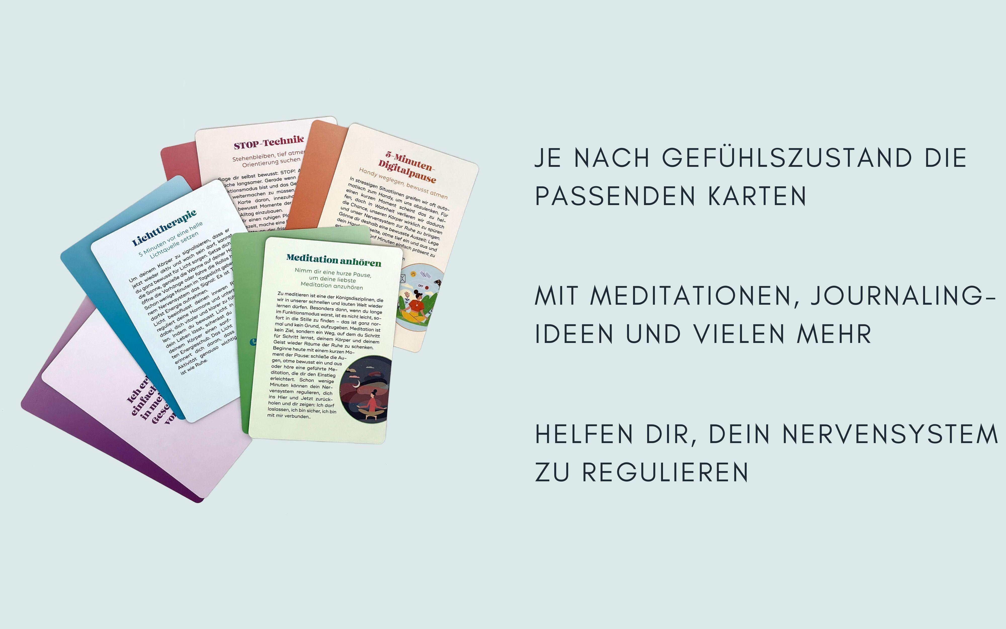 Beispielinhalt (Bild) Die Welle deiner Emotionen Kartenset