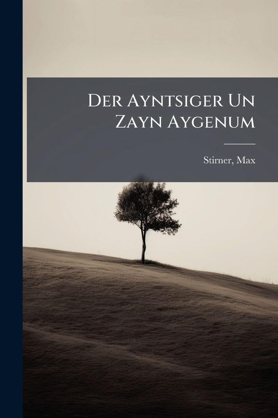 Vorderes Coverbild Der Ayntsiger Un Zayn Aygenum