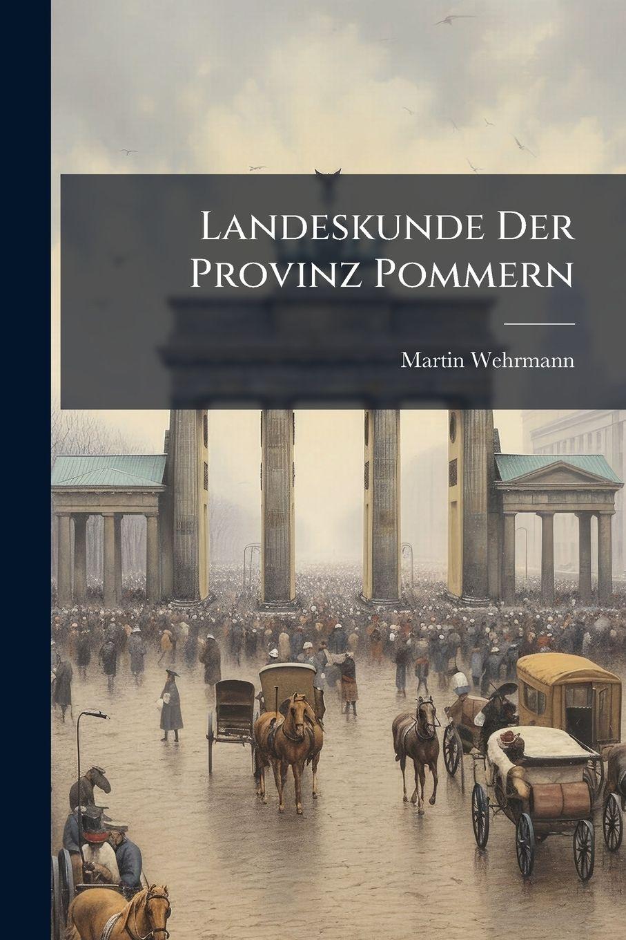 Vorderes Coverbild Landeskunde Der Provinz Pommern