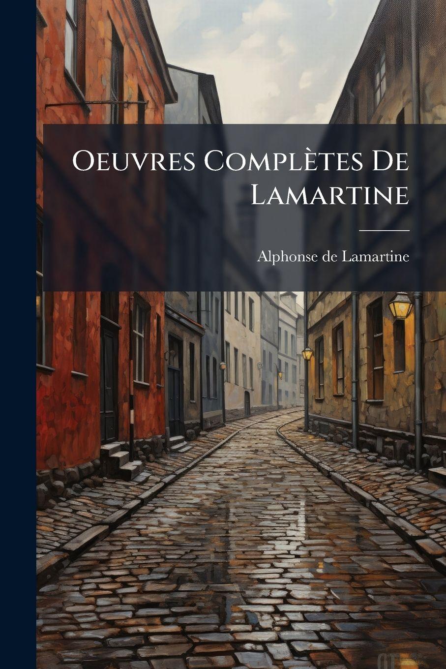 Vorderes Coverbild Oeuvres Complètes De Lamartine