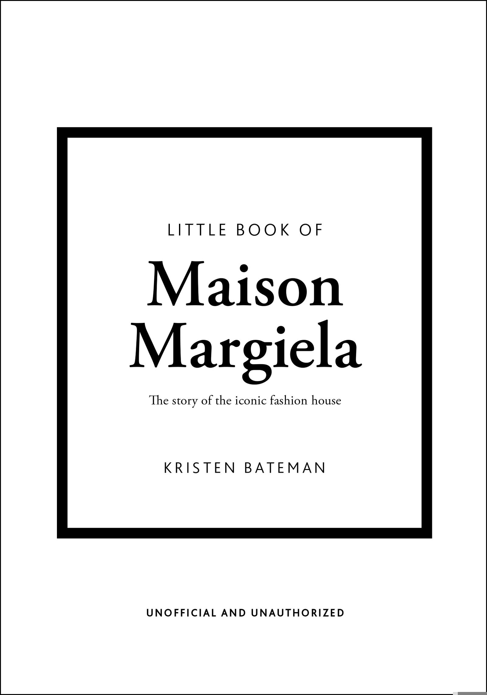 Vorderes Coverbild Little Book of Maison Margiela