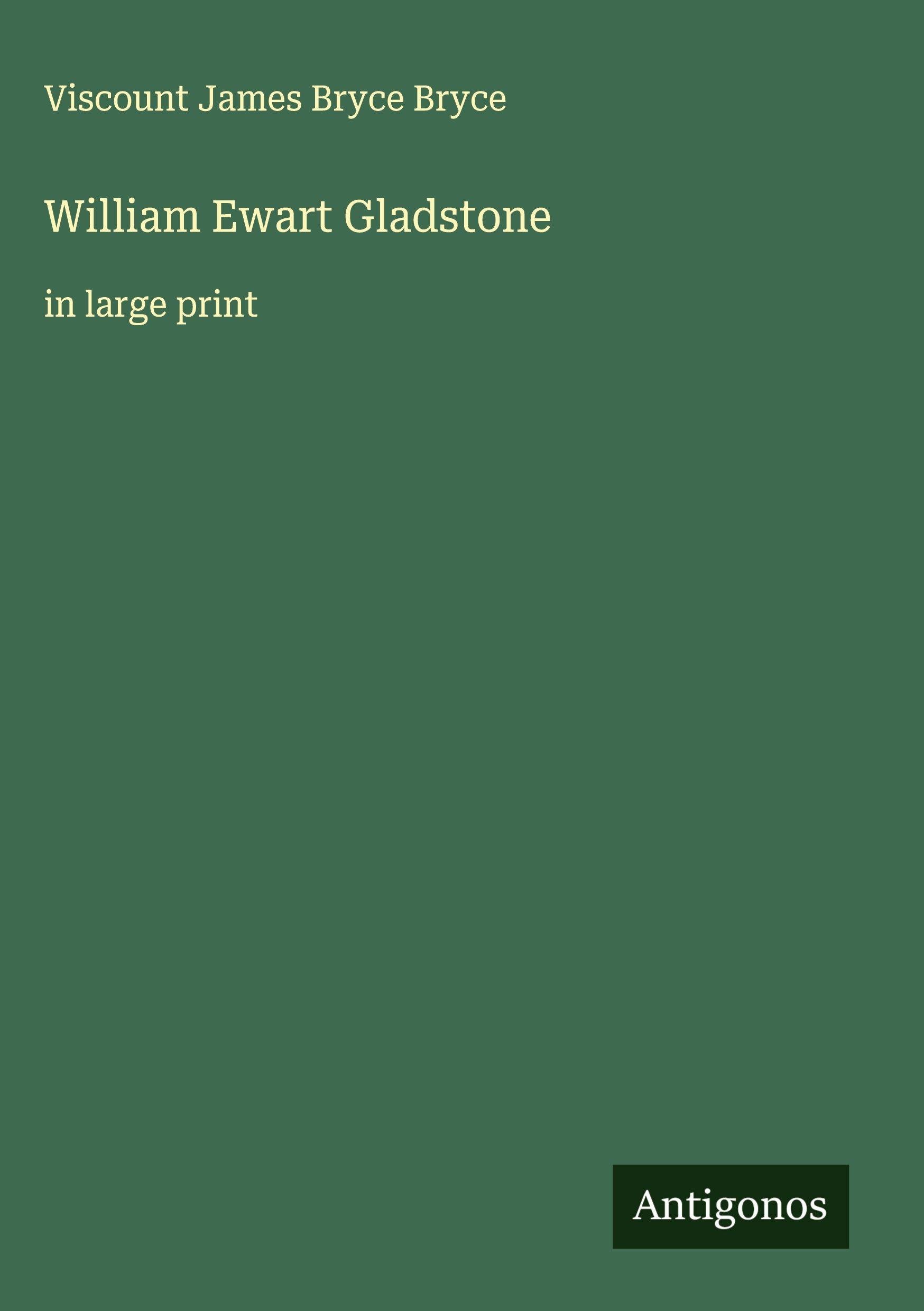 Vorderes Coverbild William Ewart Gladstone