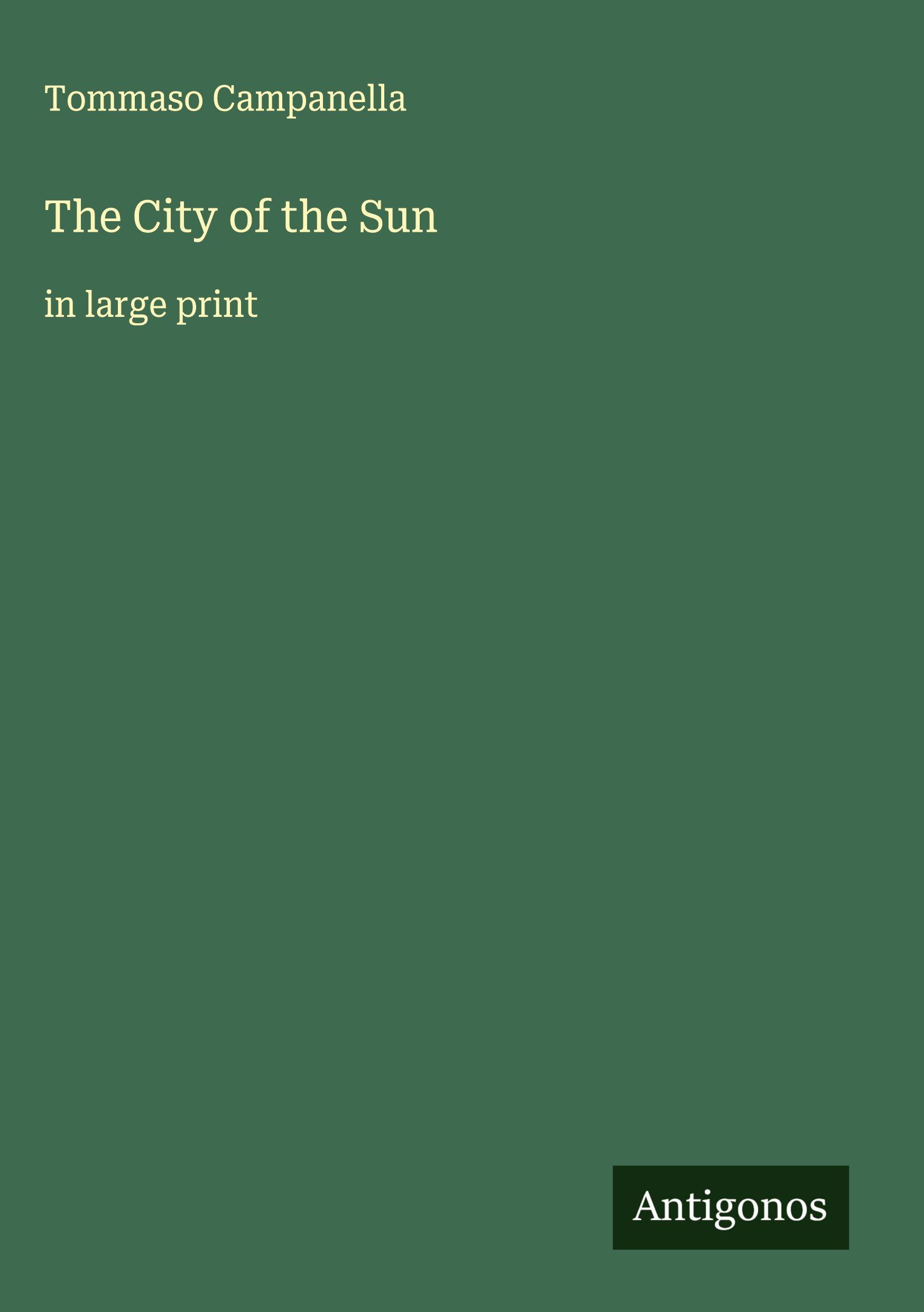 Vorderes Coverbild The City of the Sun