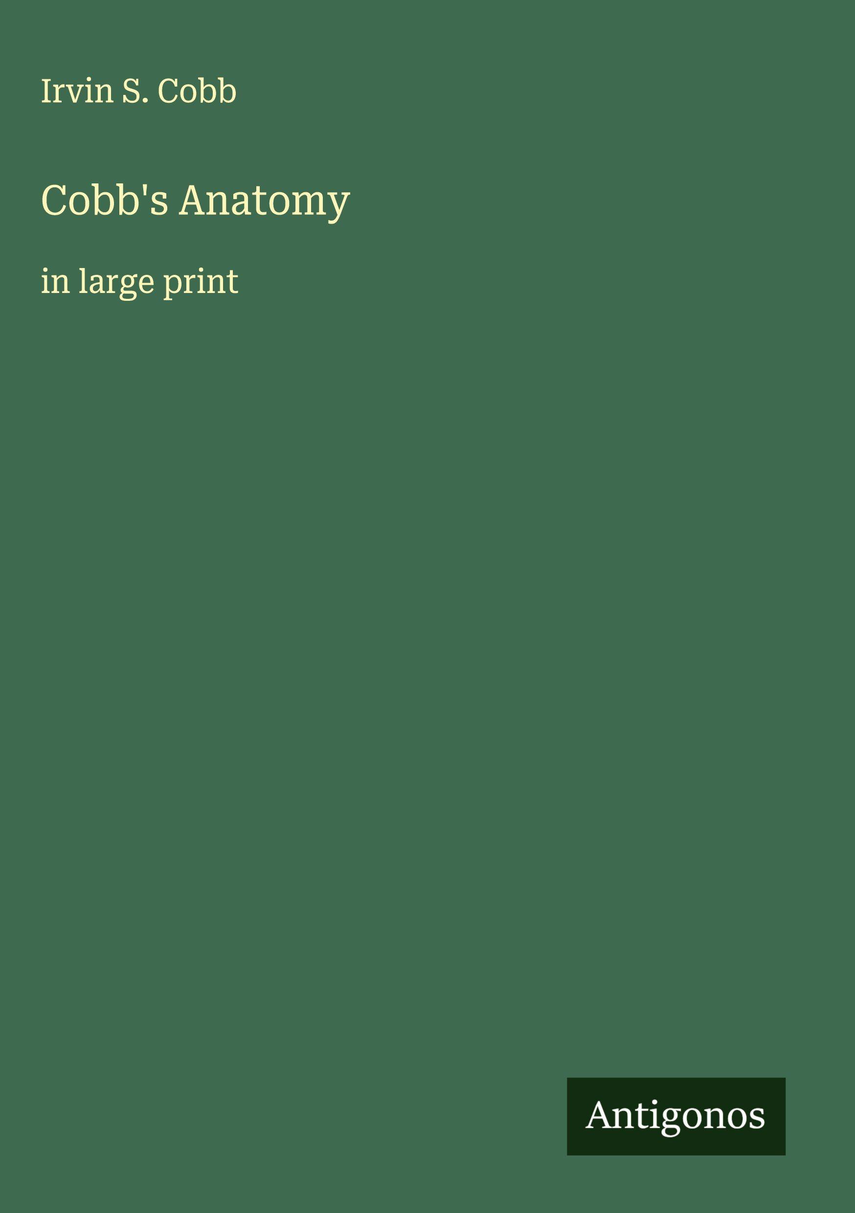 Vorderes Coverbild Cobb's Anatomy
