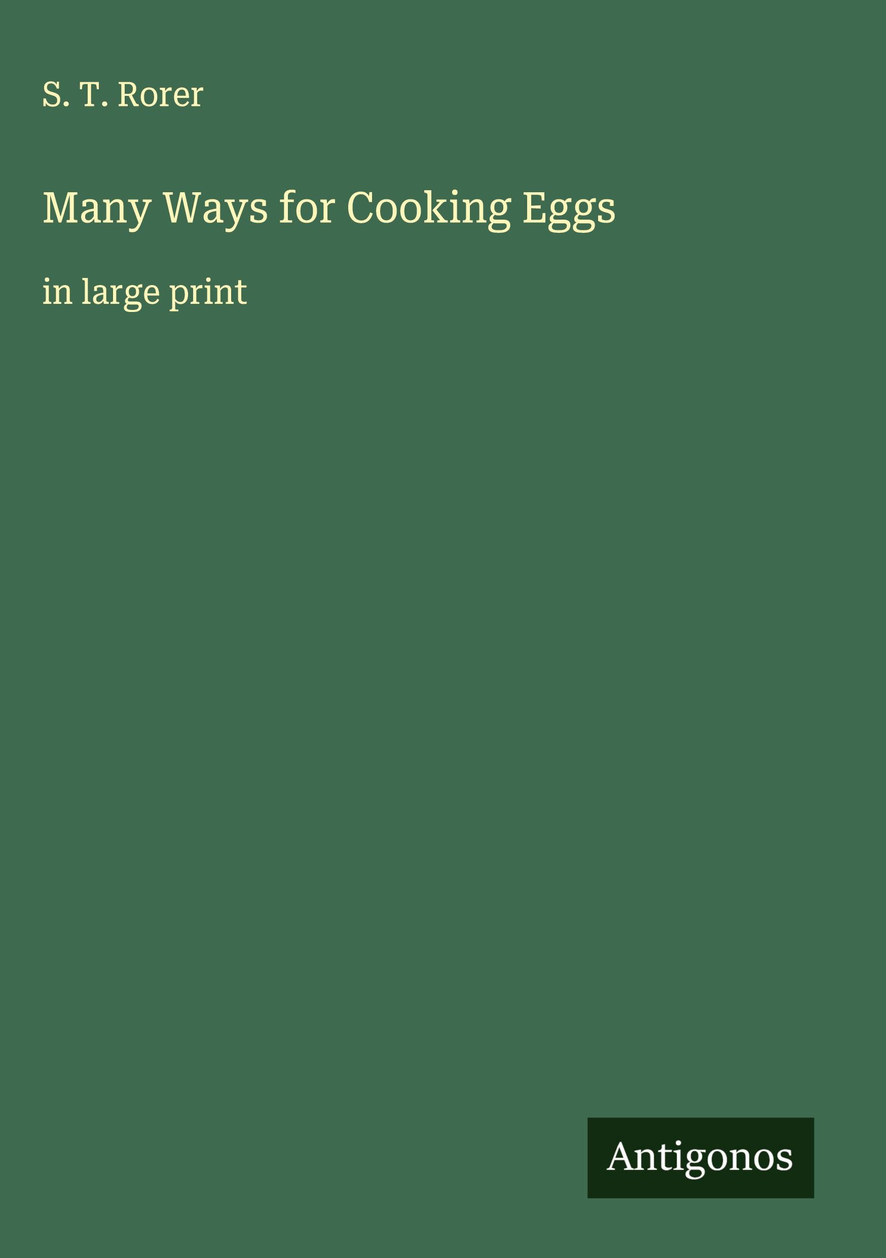 Vorderes Coverbild Many Ways for Cooking Eggs