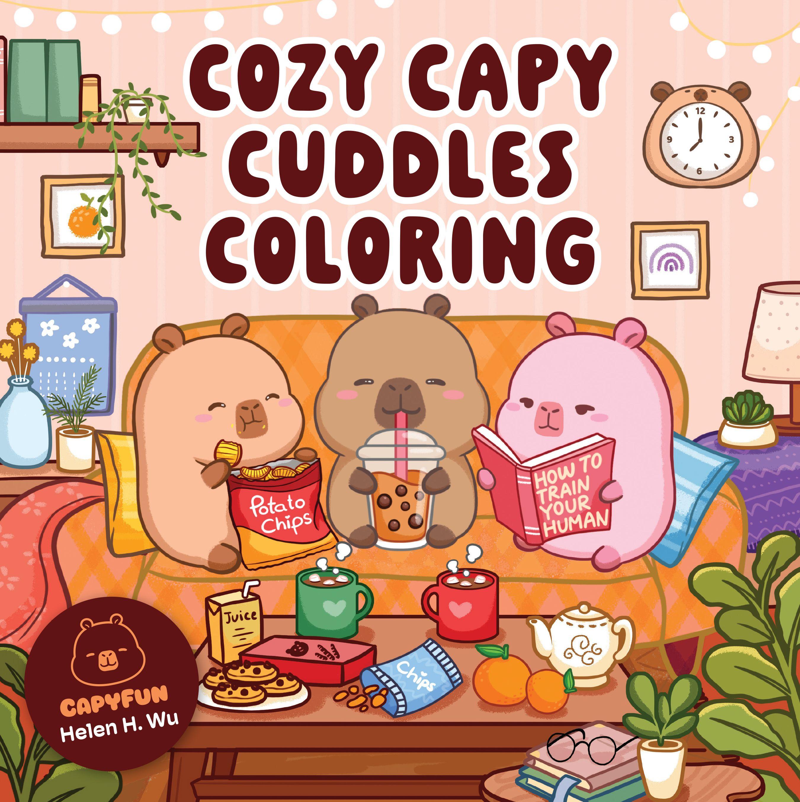Vorderes Coverbild Cozy Capy Cuddles Coloring