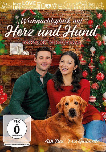 Vorderes Coverbild Weihnachtsglück mit Herz und Hund - Tails of Christmas