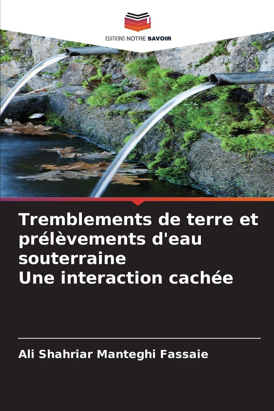 Vorderes Coverbild Tremblements de terre et prélèvements d'eau souterraine Une interaction cachée