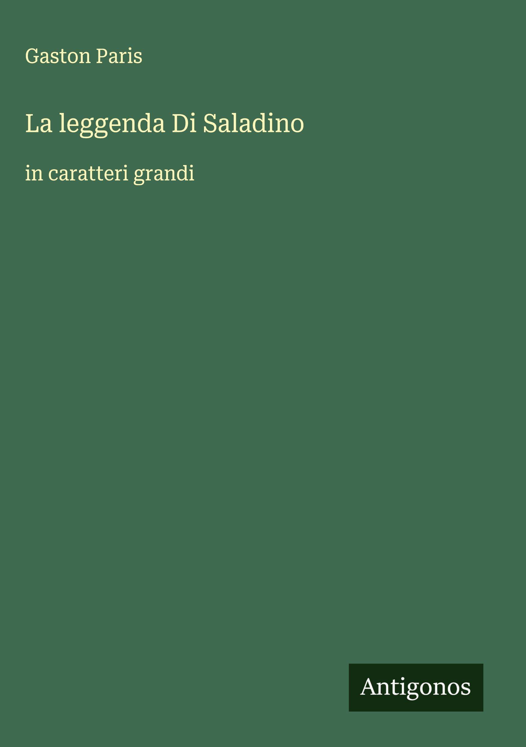 Vorderes Coverbild La leggenda Di Saladino