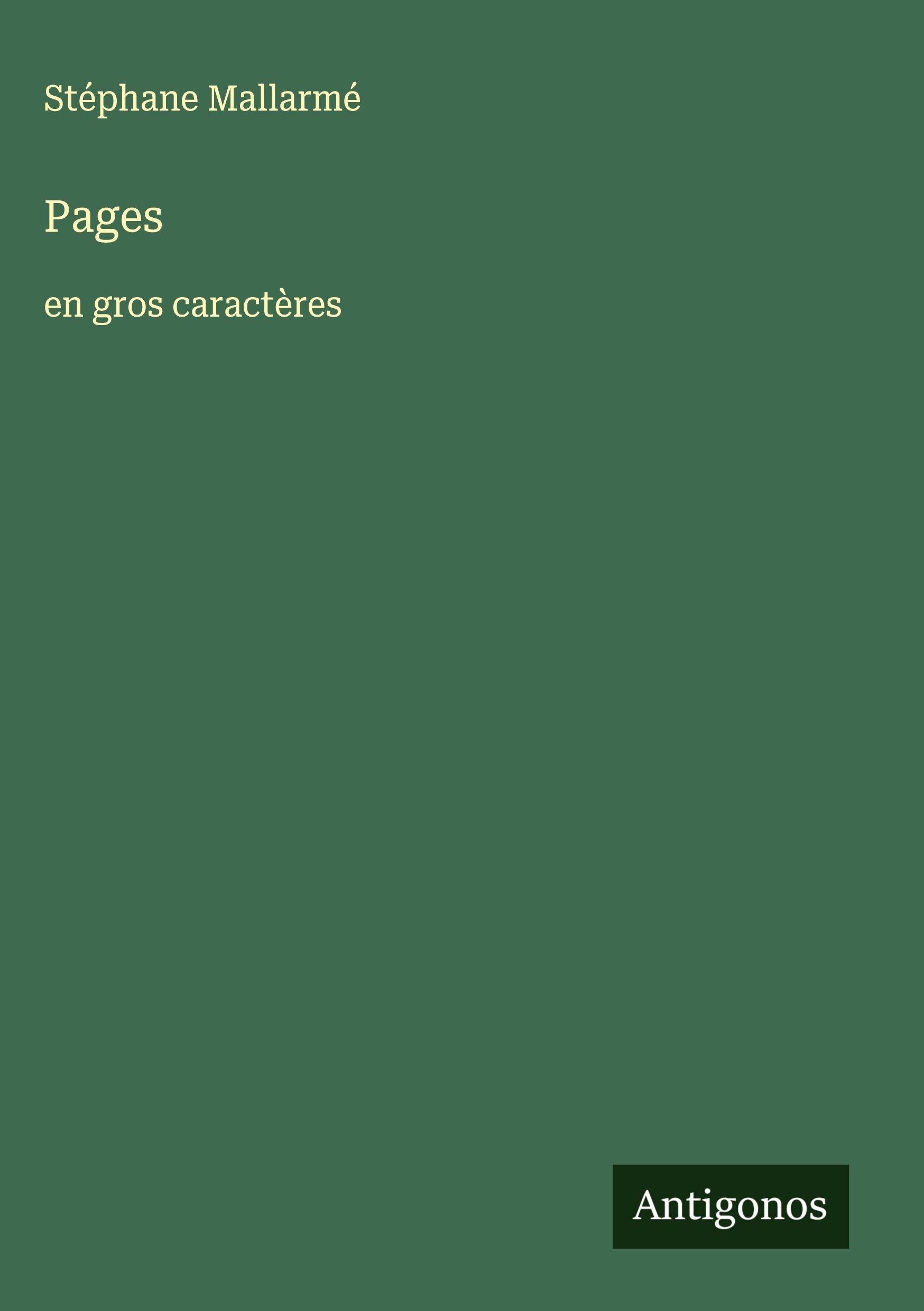 Vorderes Coverbild Pages