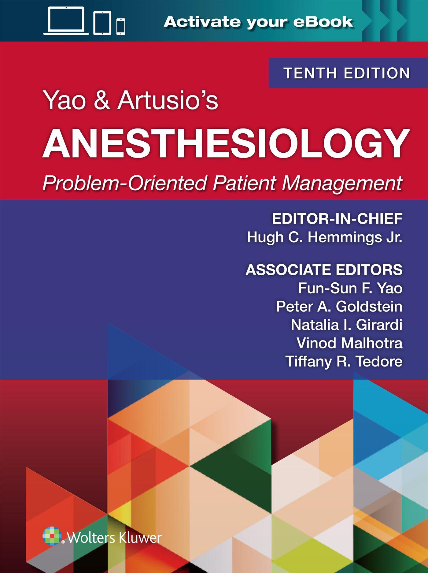 Vorderes Coverbild Yao & Artusio's Anesthesiology