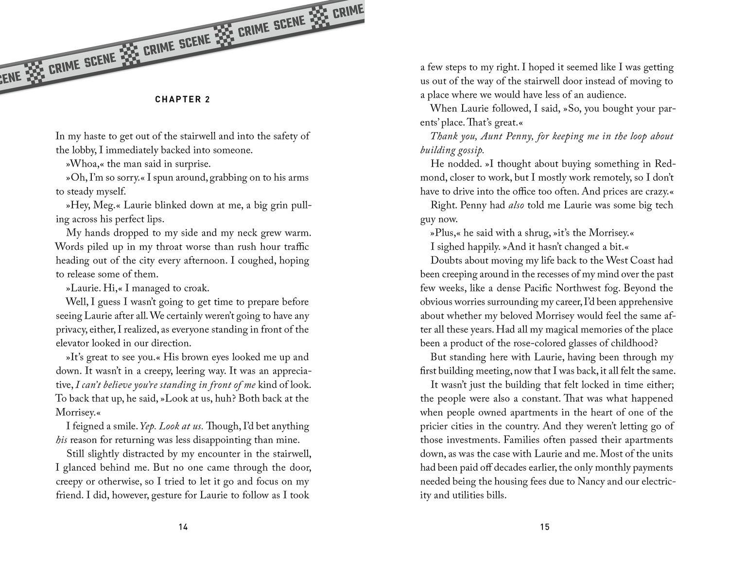 Beispielinhalt (Bild) The Morrisey Mysteries 1. A Body in 3B