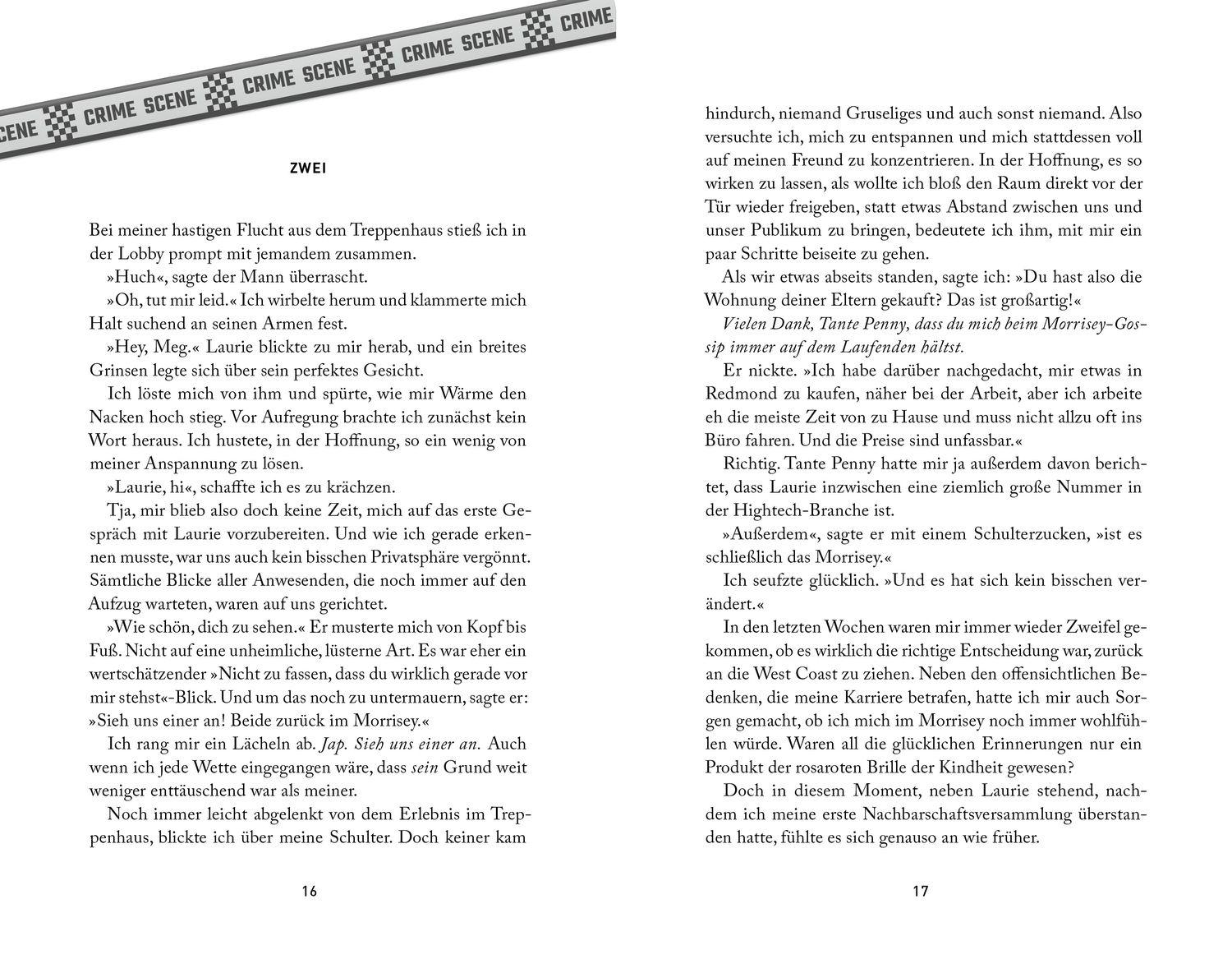 Beispielinhalt (Bild) The Morrisey Mysteries 1. Ein Mord in 3B