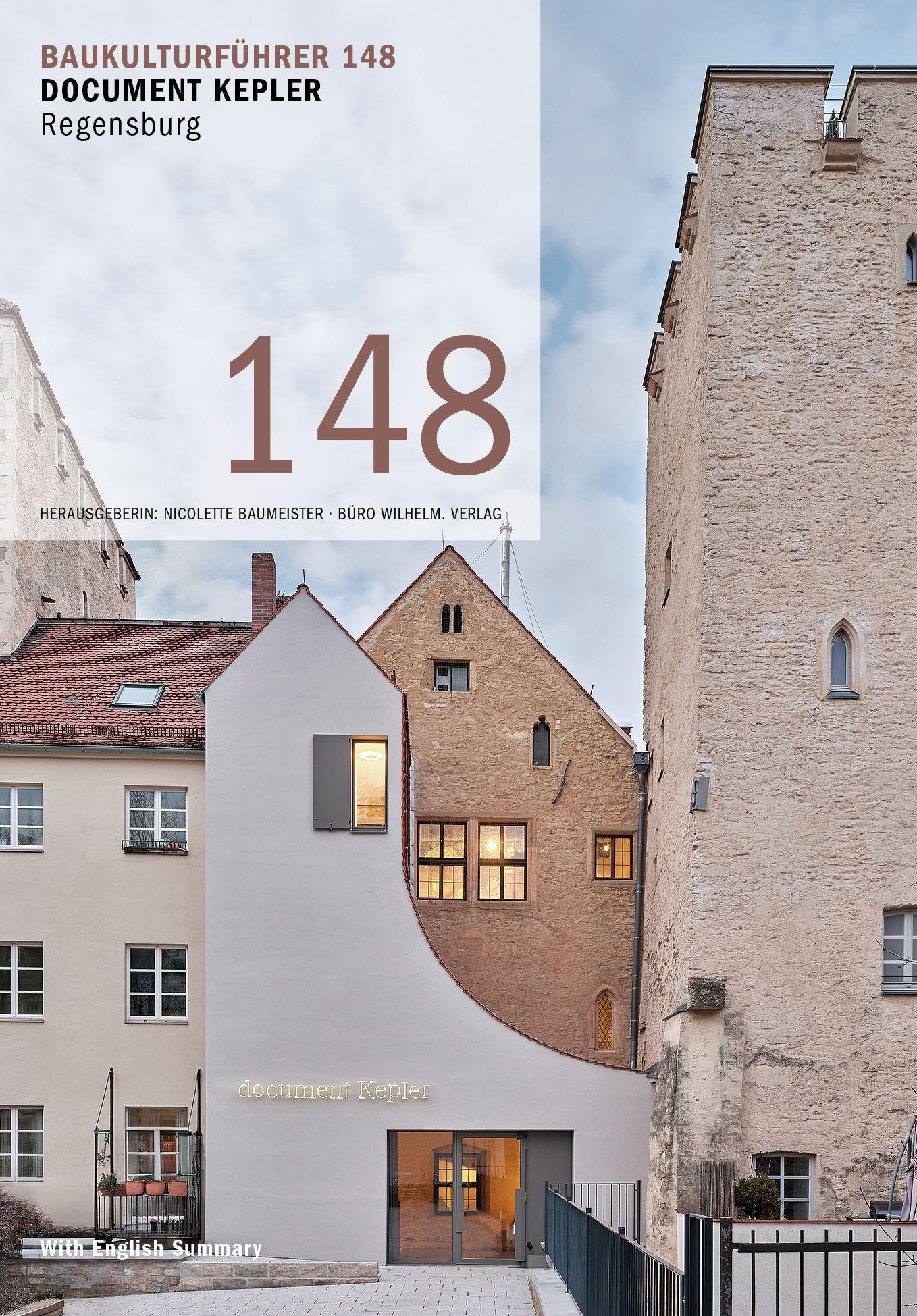 Vorderes Coverbild Baukulturführer 148 - Document Kepler, Regensburg
