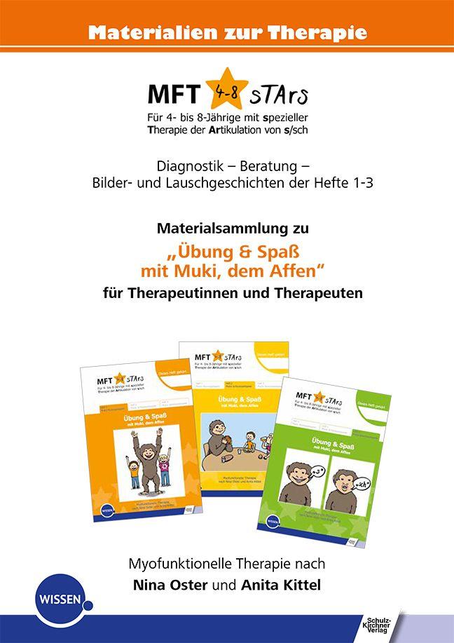Vorderes Coverbild MFT 4-8 sTArs - Materialsammlung zu "Übung & Spaß mit Muki, dem Affen" für Therapeutinnen und Therapeuten