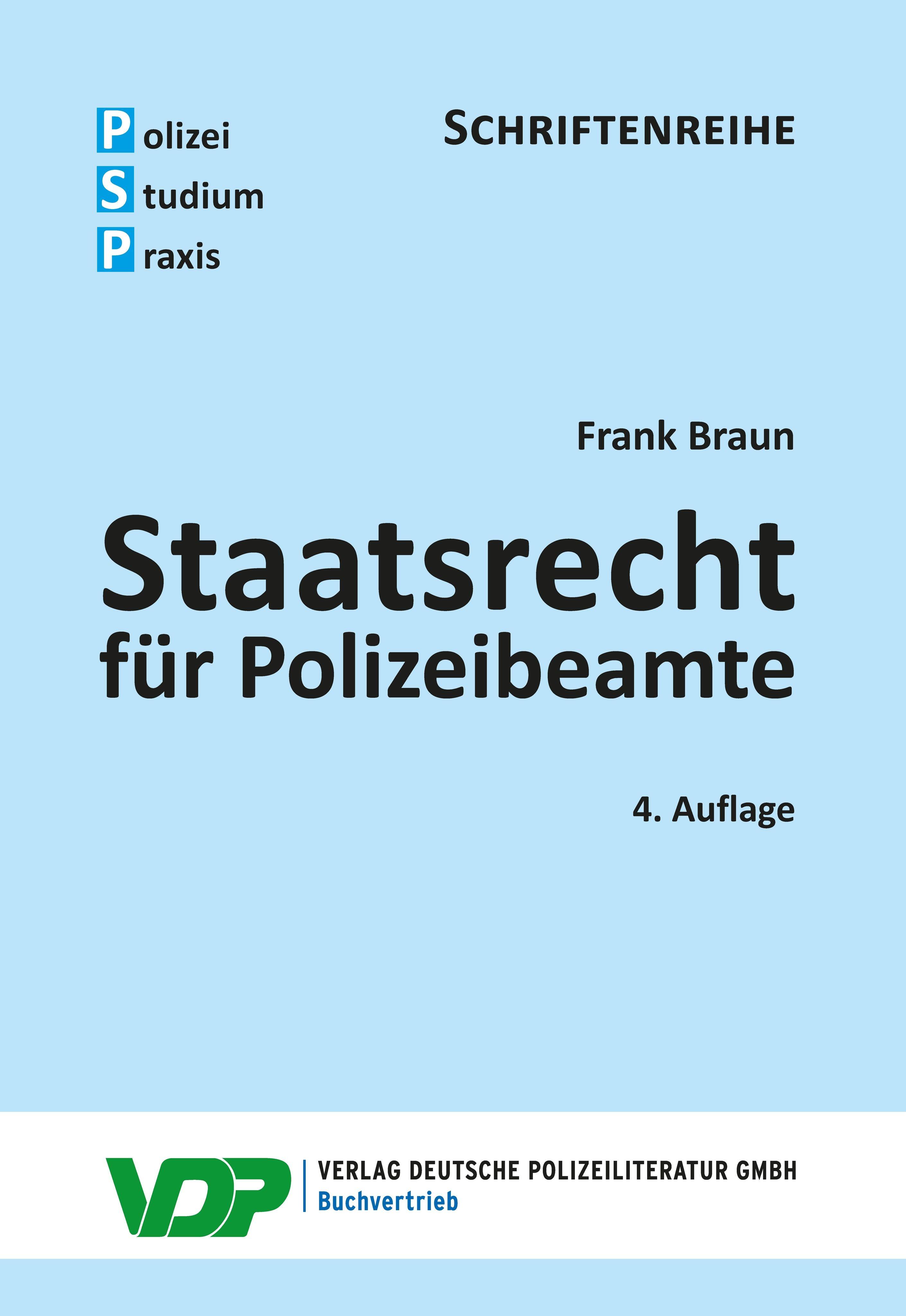 Vorderes Coverbild Staatsrecht für Polizeibeamte