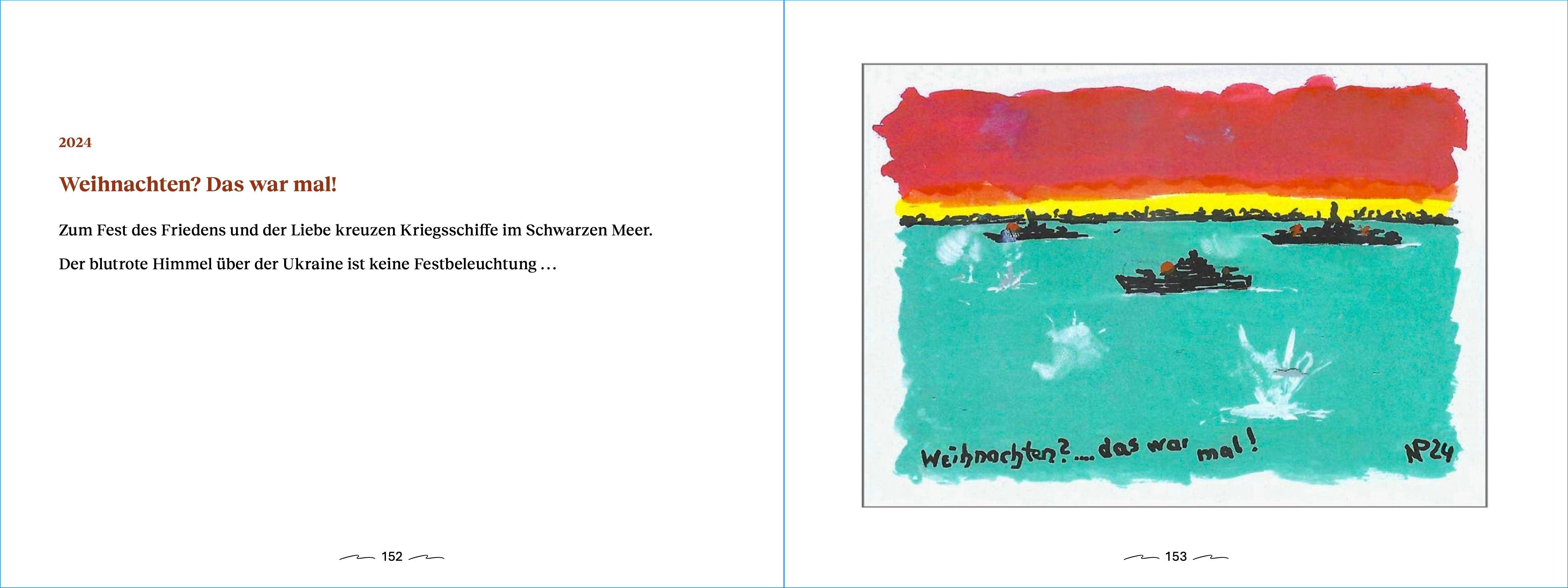 Beispielinhalt (Bild) Jahresendzeitgrüße eines maritimen Zeitgenossen