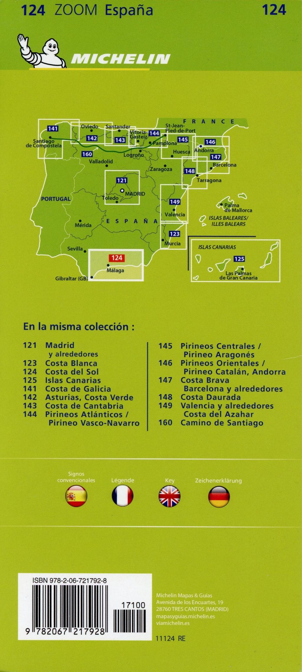 Beispielinhalt (Bild) Costa del Sol - Zoom Map 124