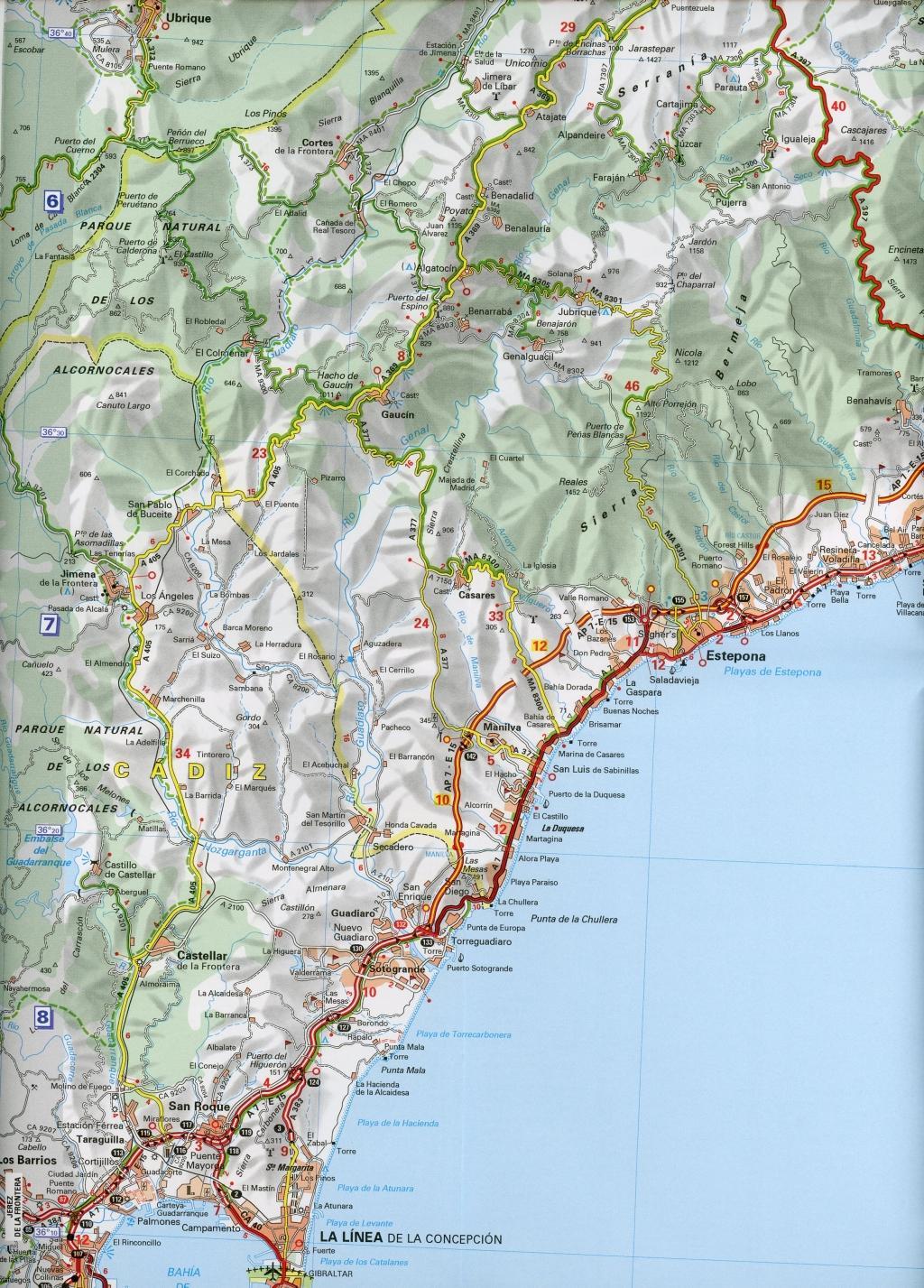 Beispielinhalt (Bild) Costa del Sol - Zoom Map 124