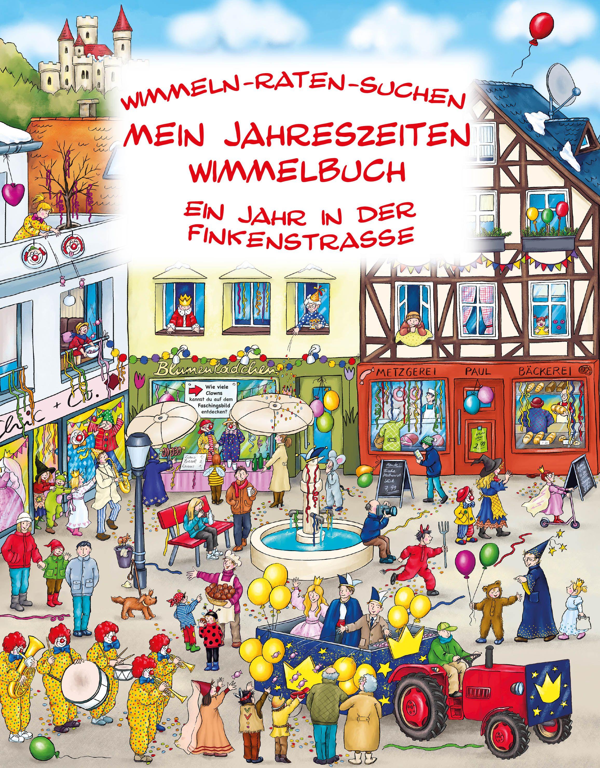 Vorderes Coverbild Mein Jahreszeiten Wimmelbuch