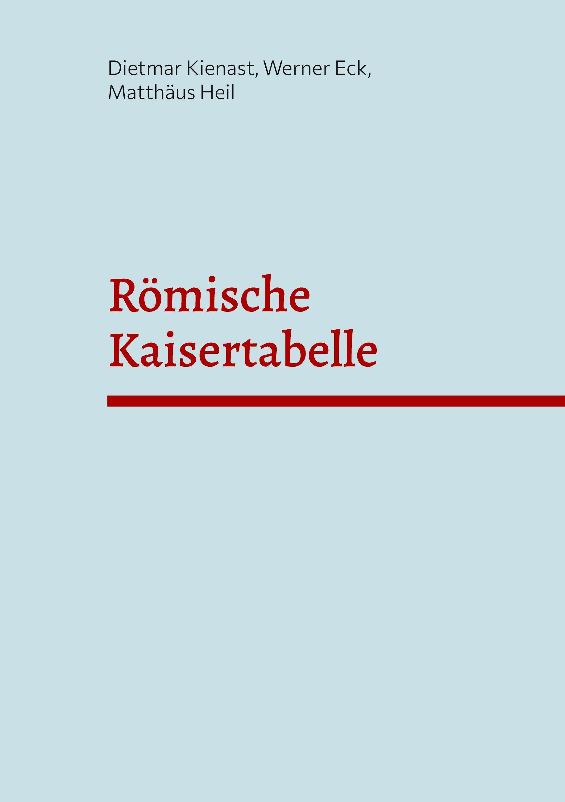 Vorderes Coverbild Römische Kaisertabelle