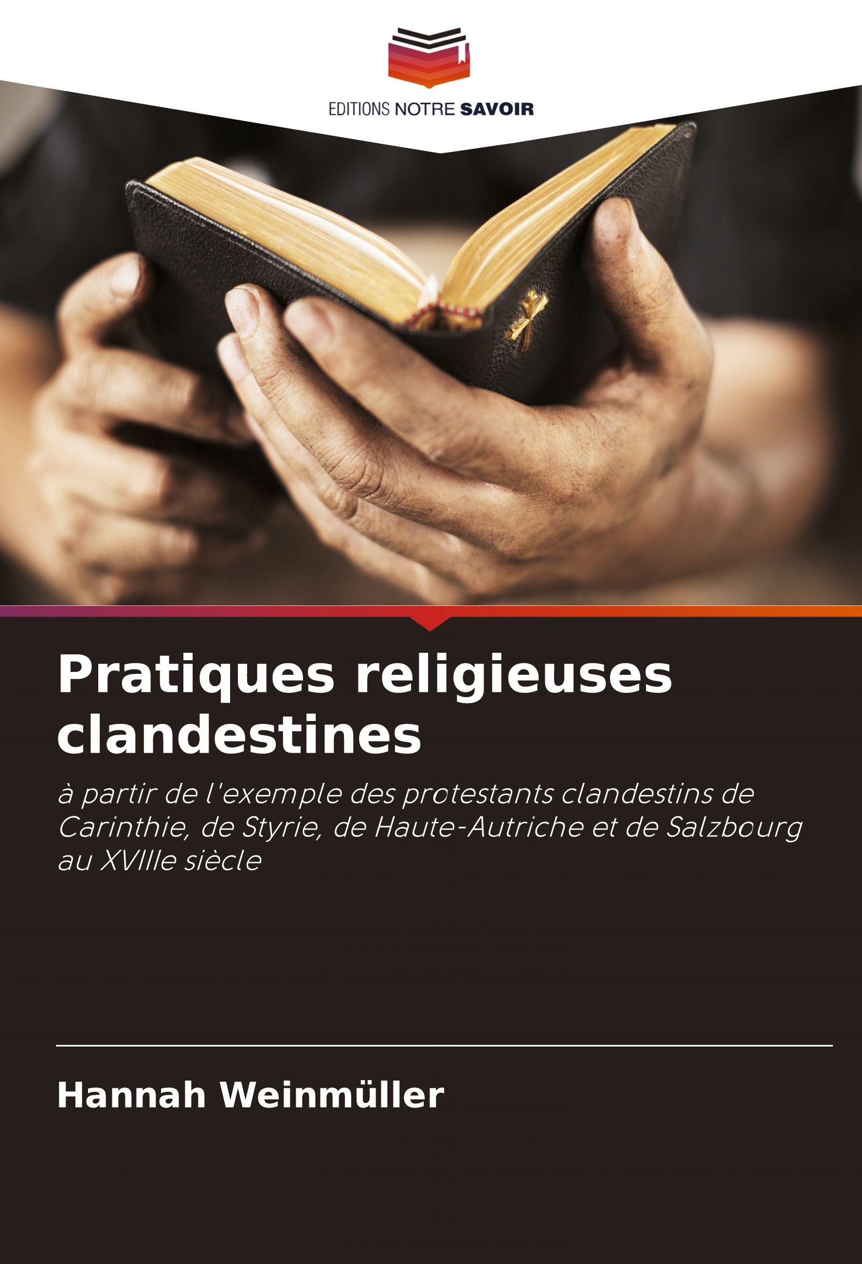 Vorderes Coverbild Pratiques religieuses clandestines