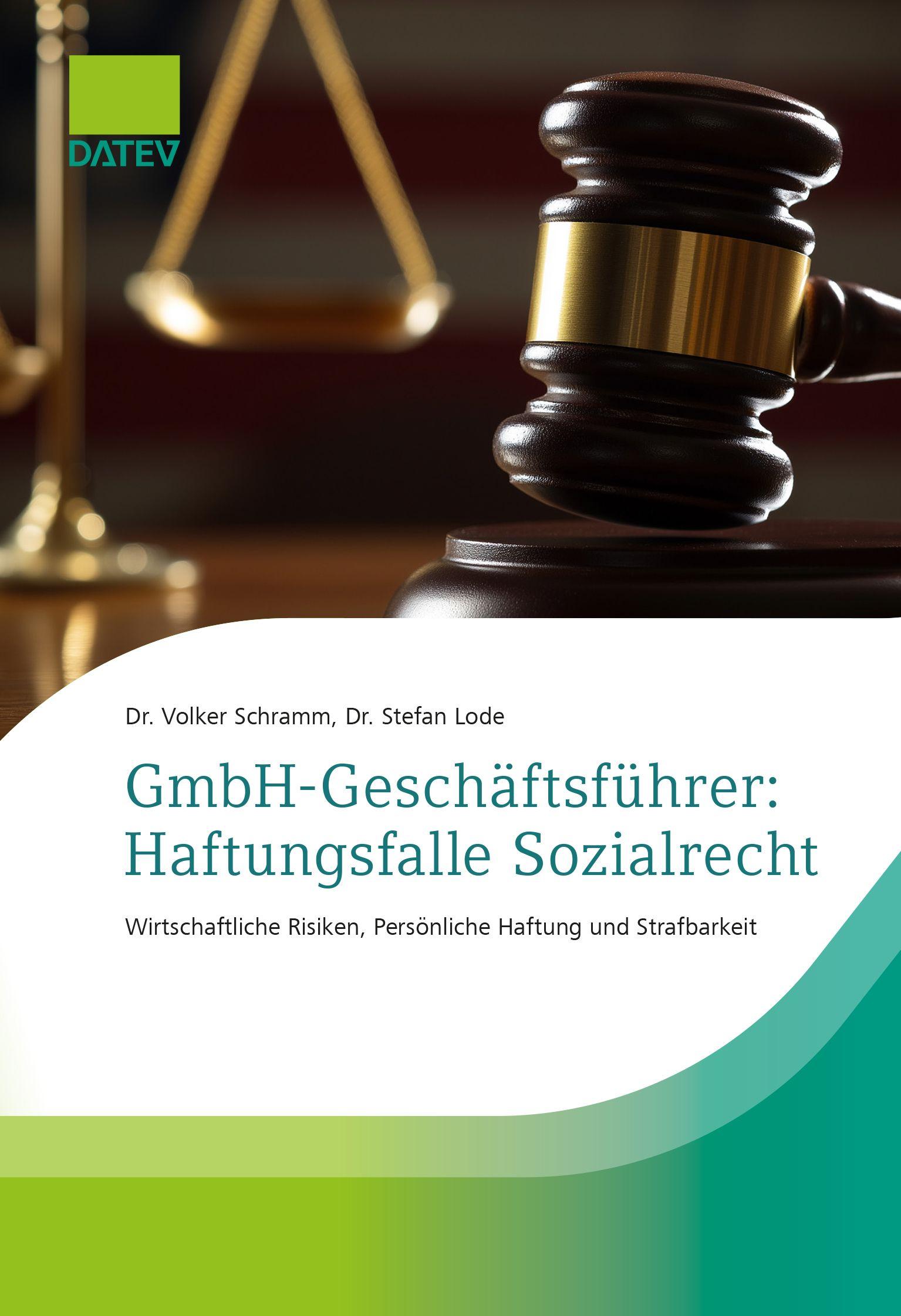 Vorderes Coverbild GmbH-Geschäftsführer: Haftungsfalle Sozialrecht