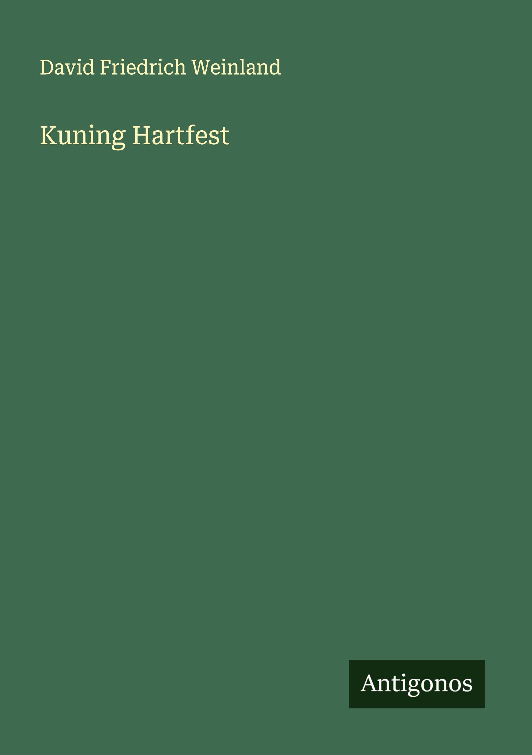 Vorderes Coverbild Kuning Hartfest