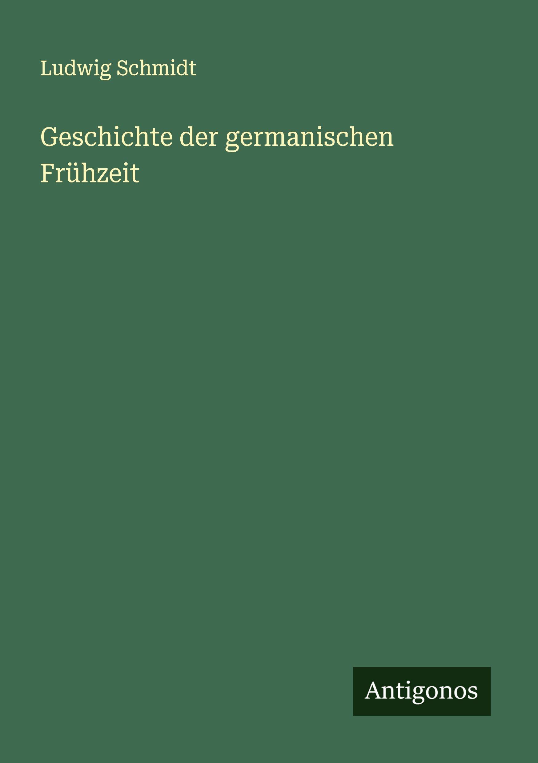 Vorderes Coverbild Geschichte der germanischen Frühzeit