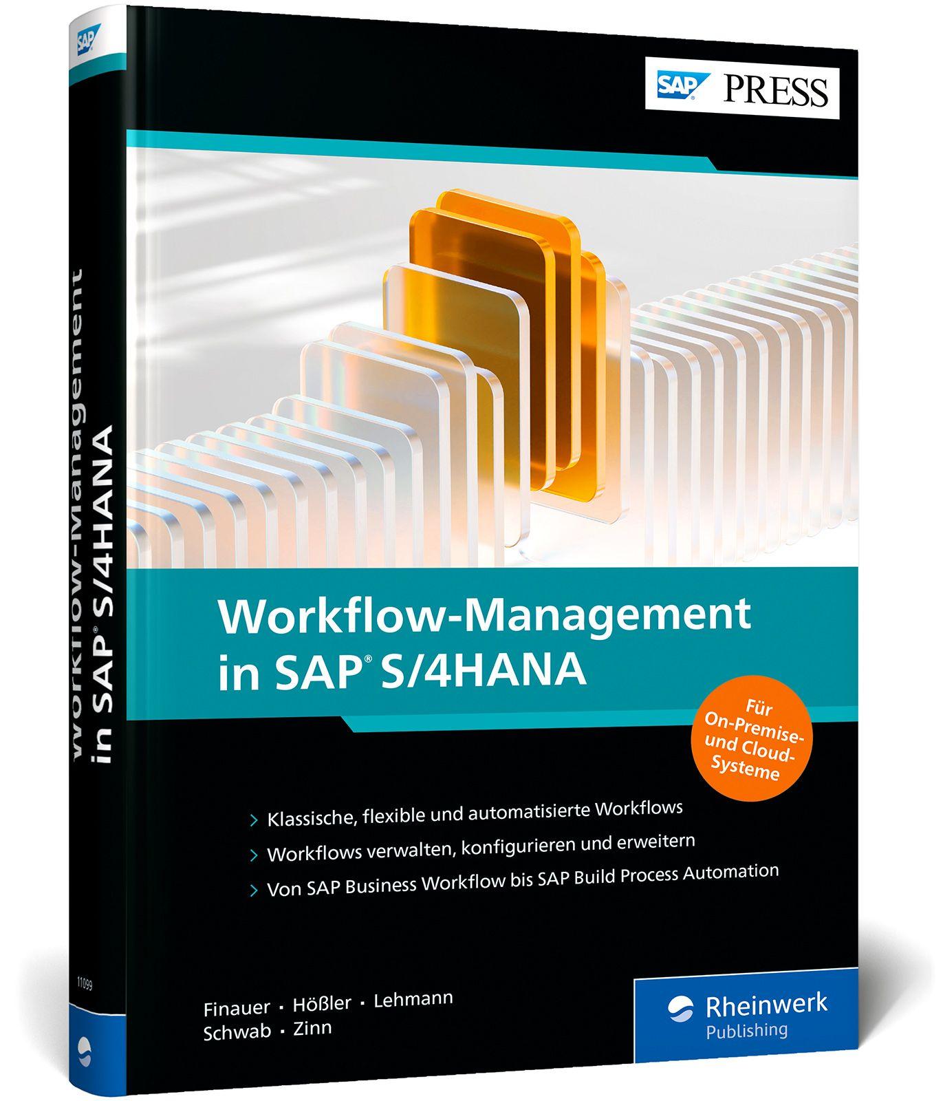 Vorderes Coverbild Workflow-Management in SAP S/4HANA