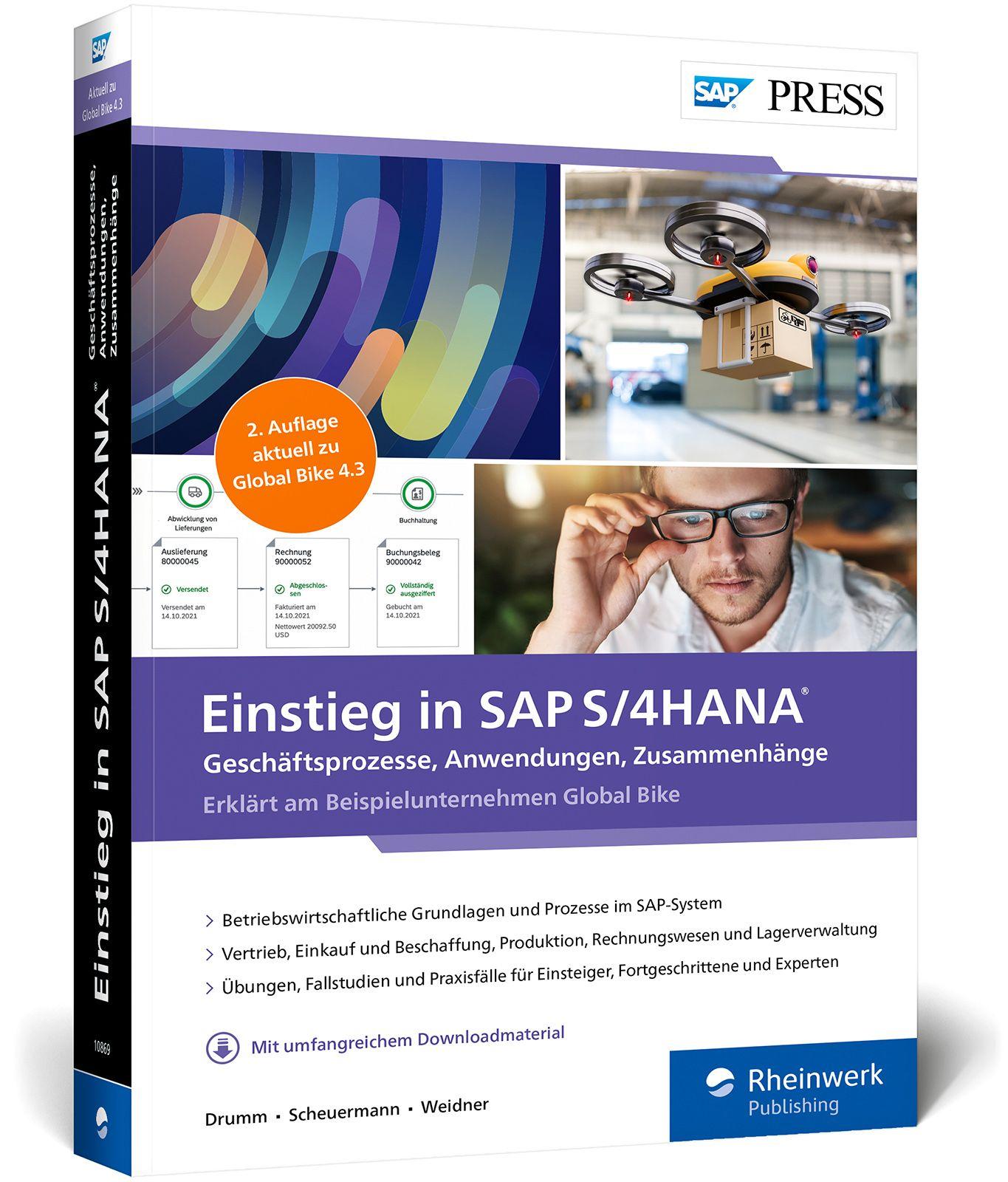 Vorderes Coverbild Einstieg in SAP S/4HANA