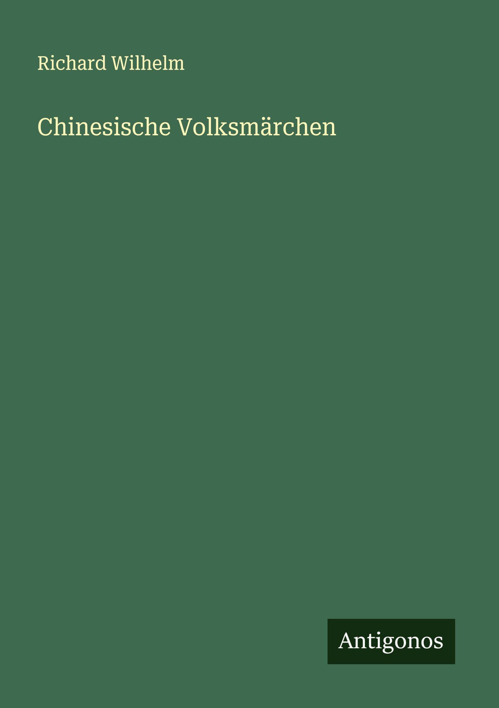 Vorderes Coverbild Chinesische Volksmärchen