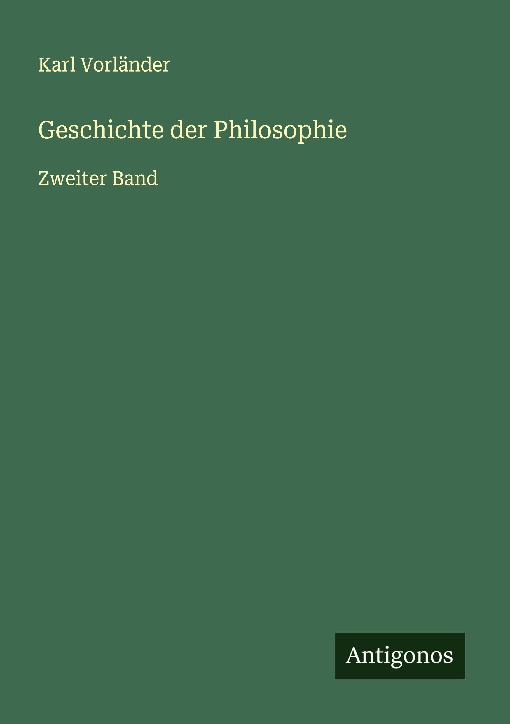 Vorderes Coverbild Geschichte der Philosophie