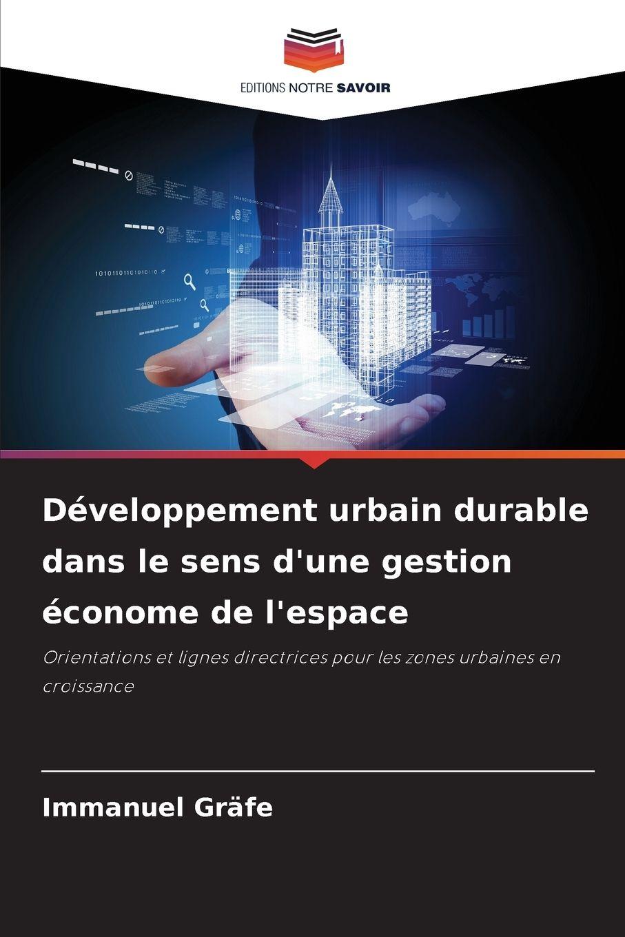 Vorderes Coverbild Développement urbain durable dans le sens d'une gestion économe de l'espace