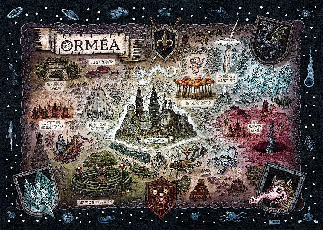Beispielinhalt (Bild) Orméa - das offizielle Puzzle aus der Zamonien-Welt von Walter Moers