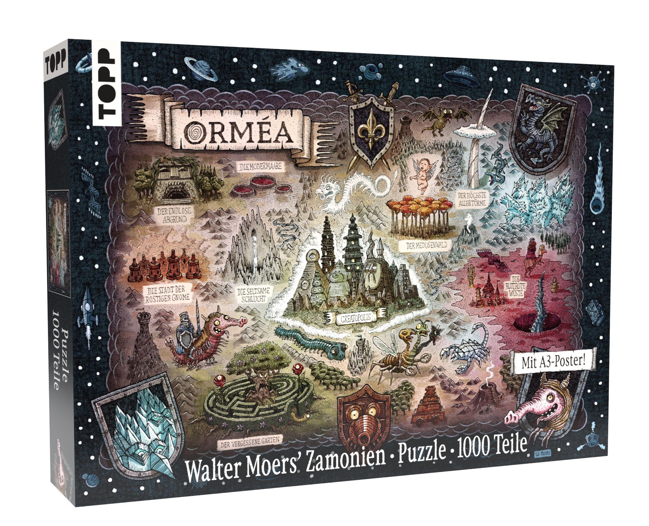 Vorderes Coverbild Orméa - das offizielle Puzzle aus der Zamonien-Welt von Walter Moers