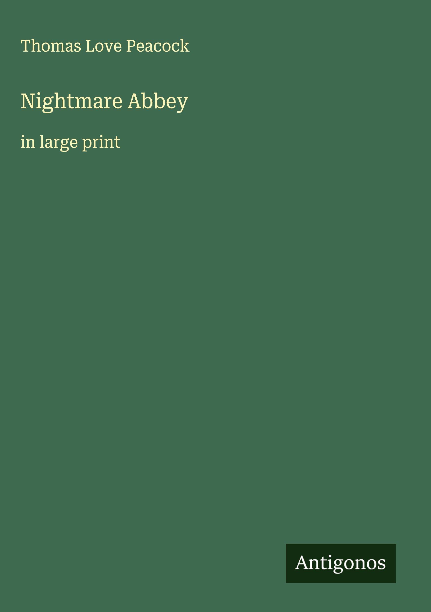 Vorderes Coverbild Nightmare Abbey