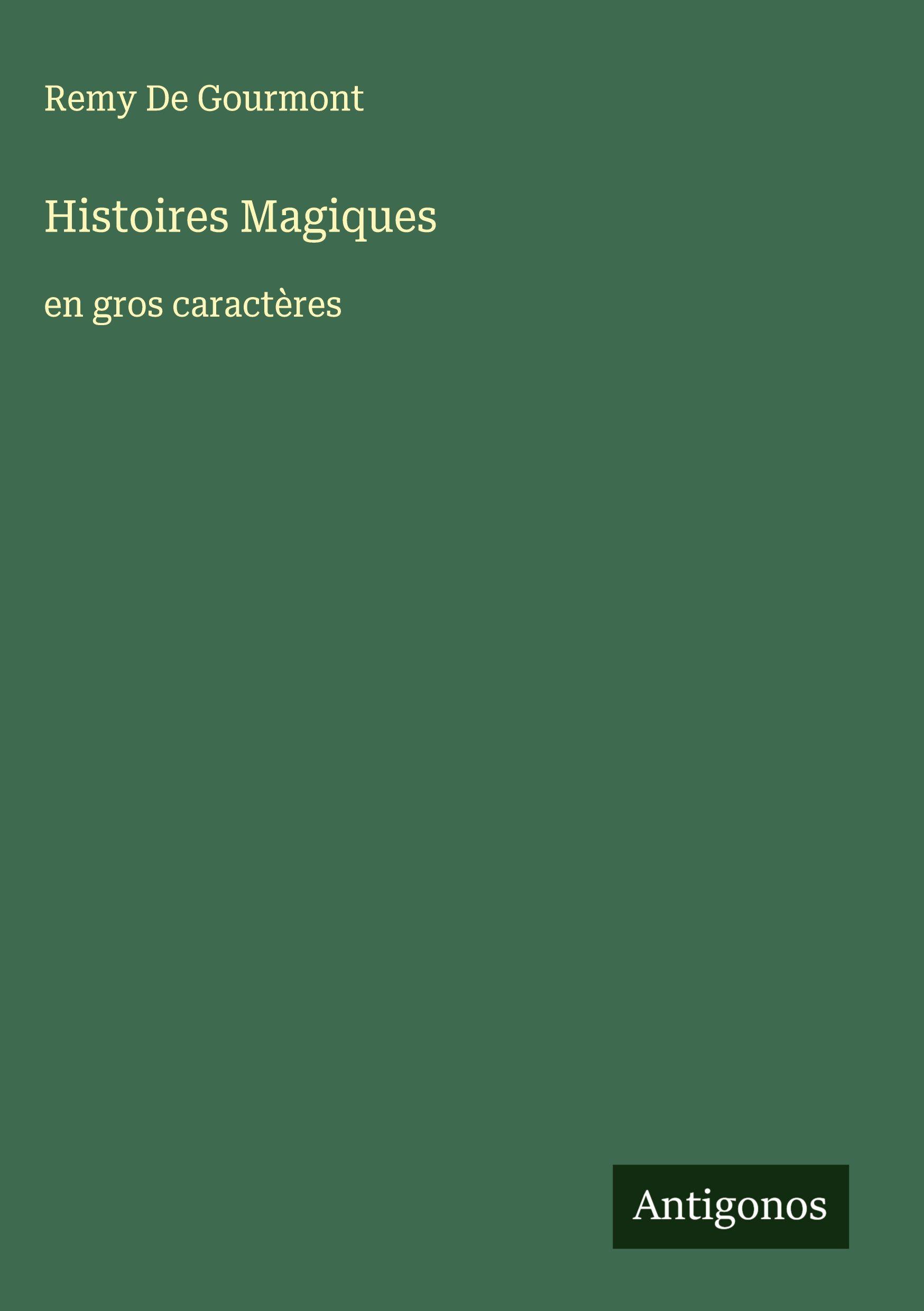 Vorderes Coverbild Histoires Magiques