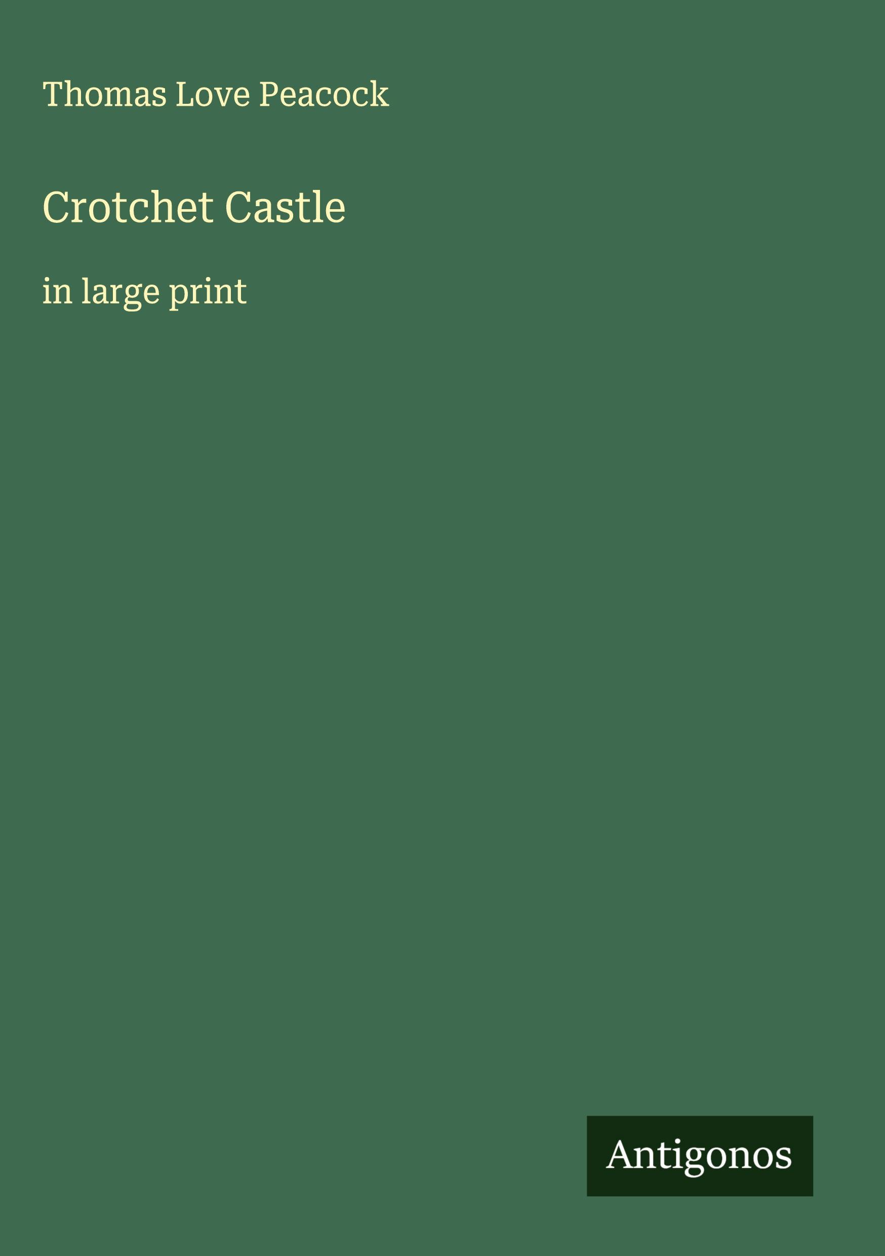 Vorderes Coverbild Crotchet Castle