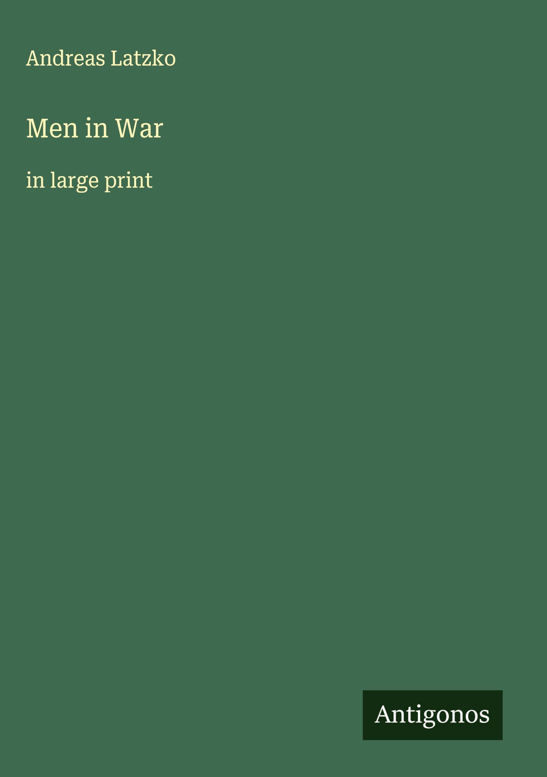 Vorderes Coverbild Men in War