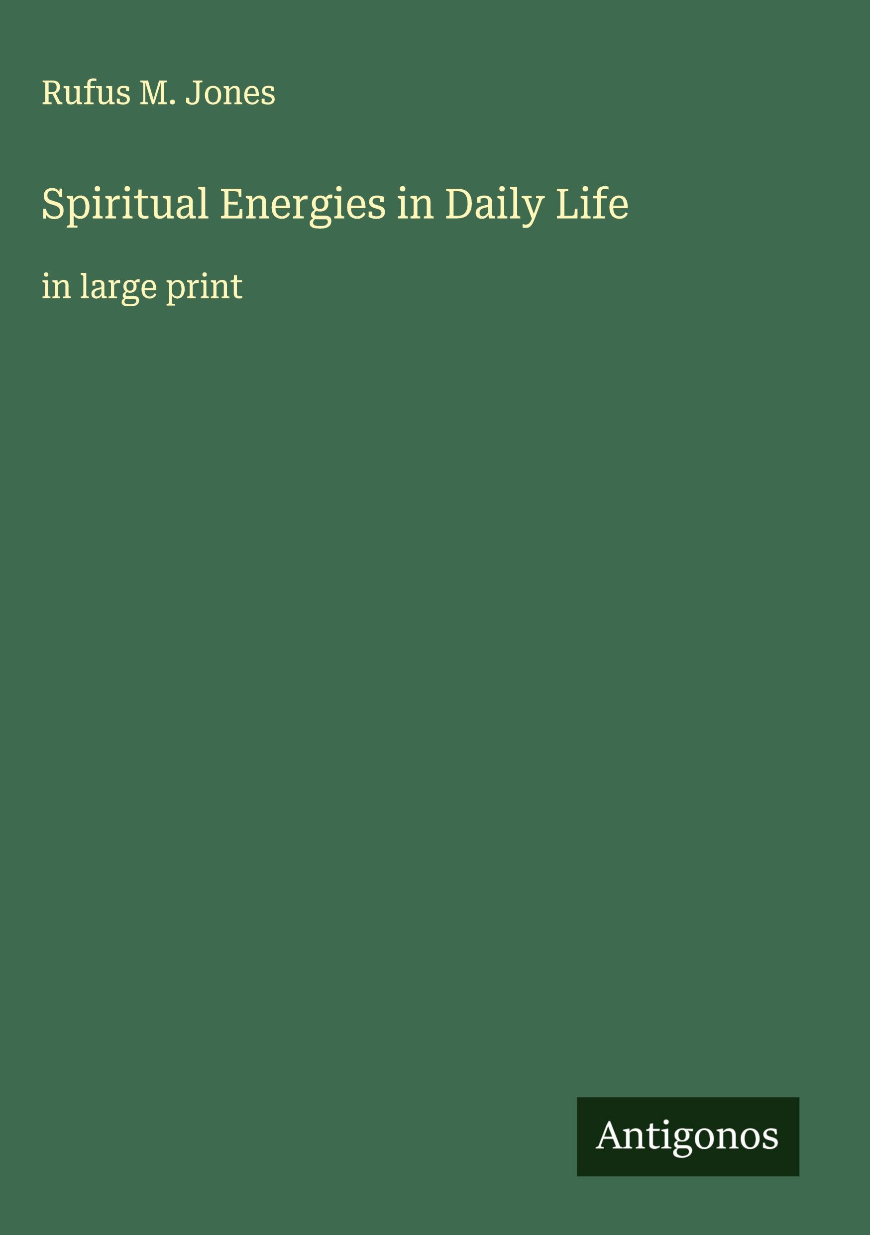 Vorderes Coverbild Spiritual Energies in Daily Life