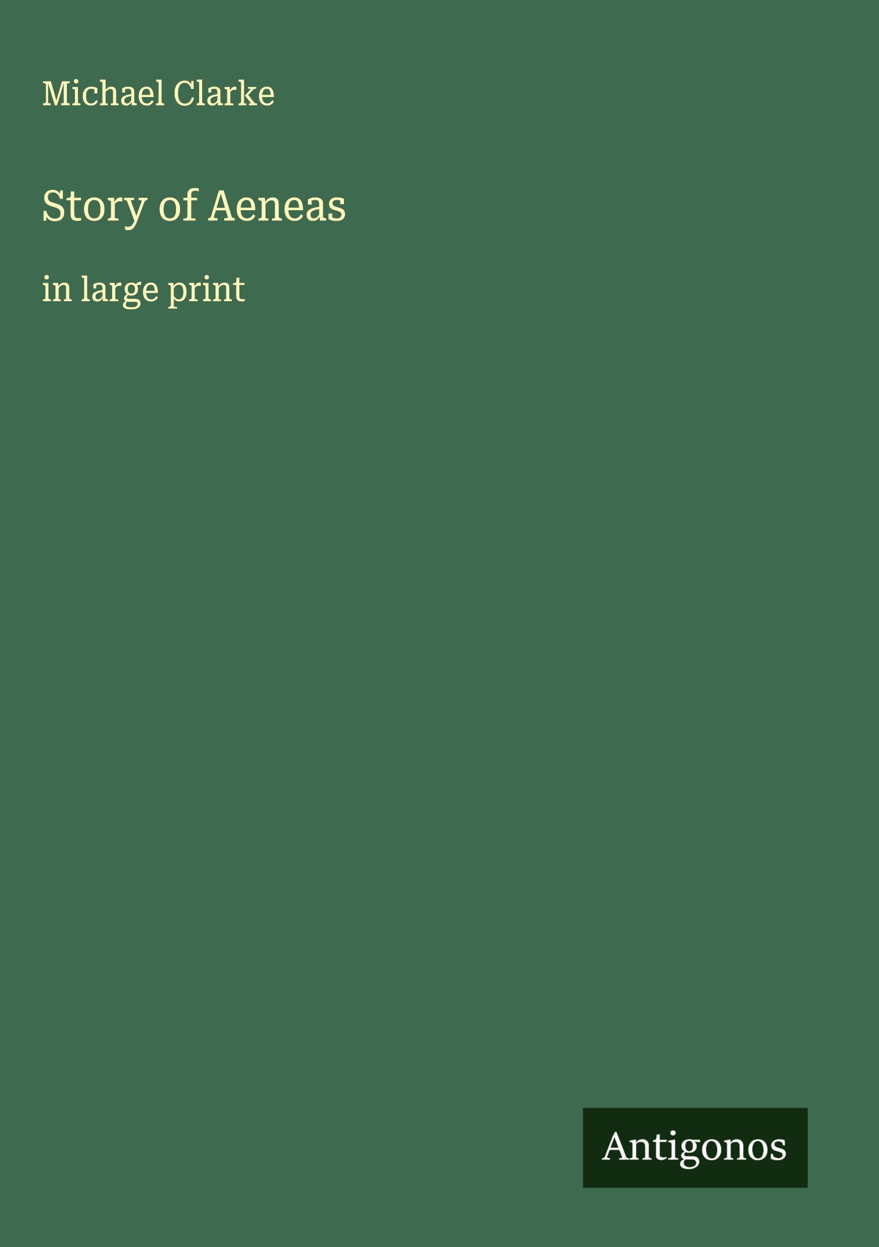 Vorderes Coverbild Story of Aeneas
