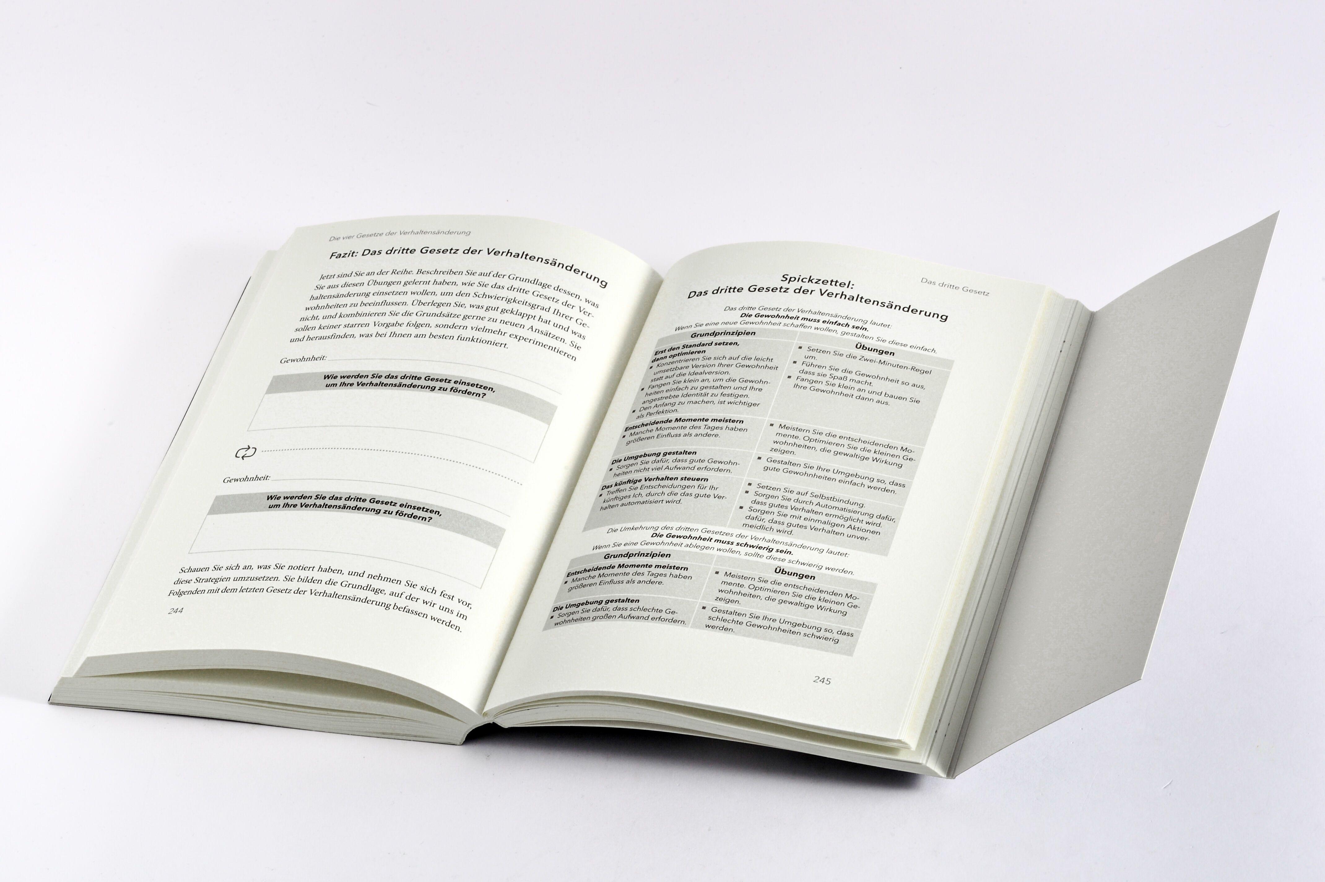 Beispielinhalt (Bild) Die 1%-Methode - das Workbook