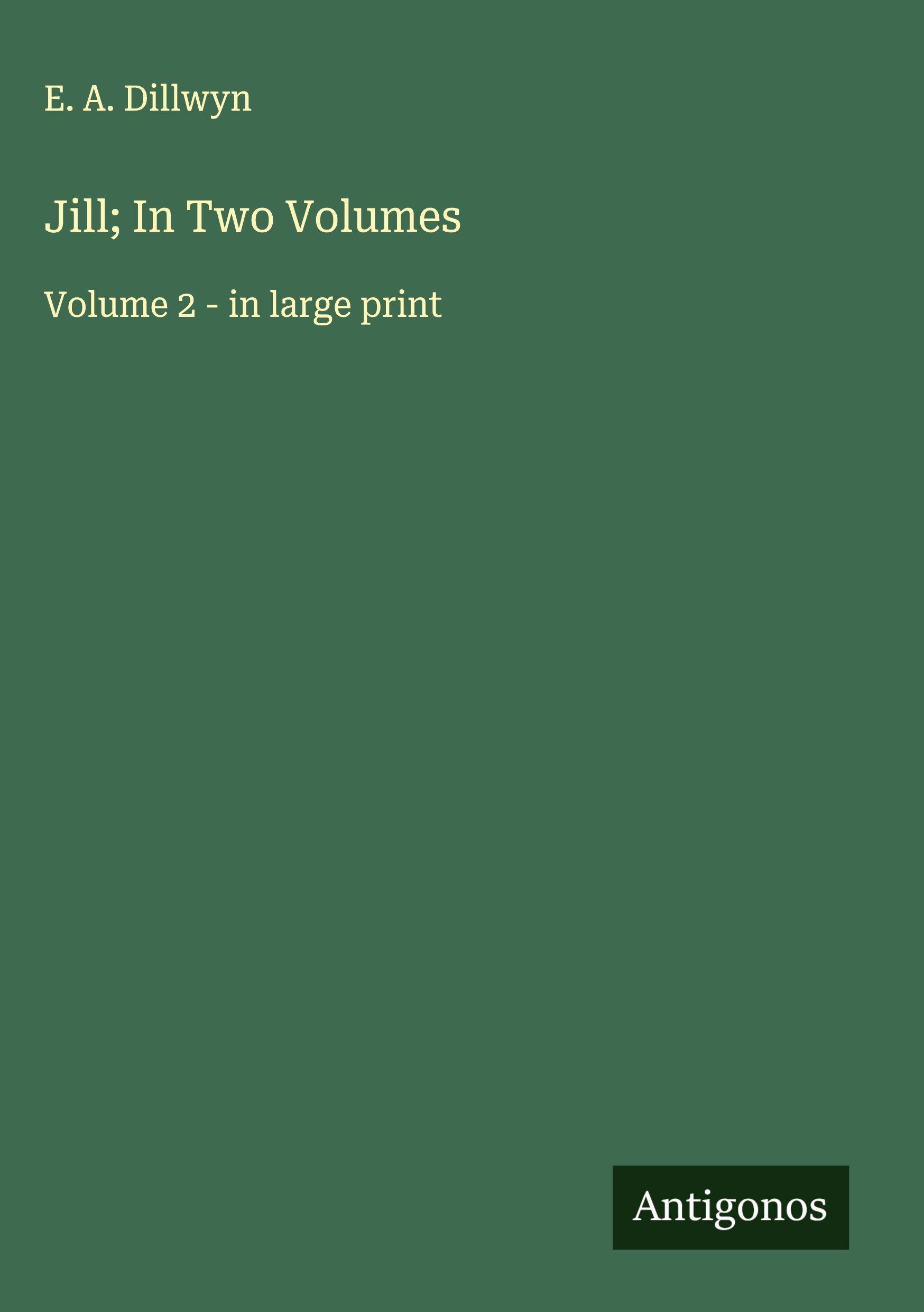Vorderes Coverbild Jill; In Two Volumes