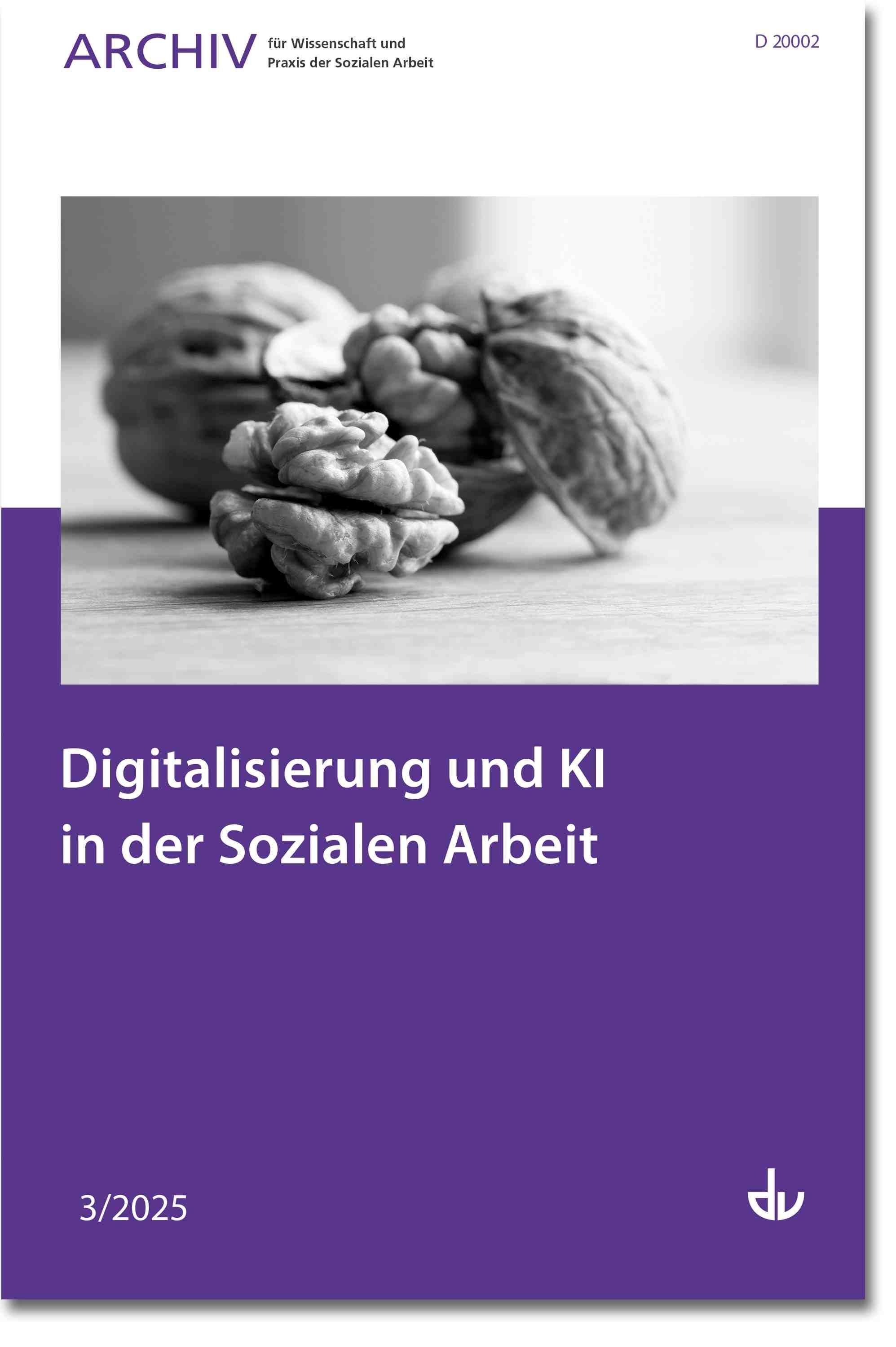 Vorderes Coverbild Digitalisierung und KI in der Sozialen Arbeit