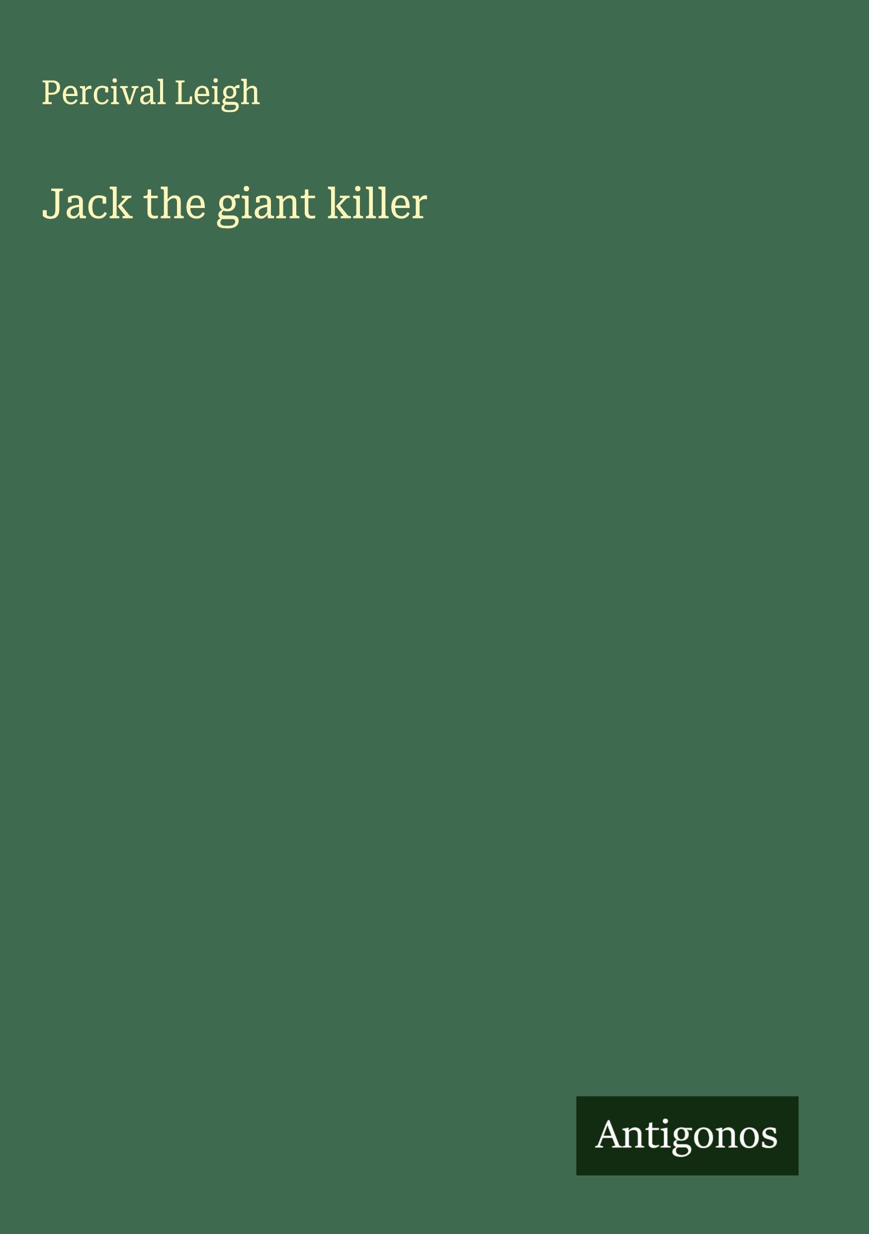 Vorderes Coverbild Jack the giant killer