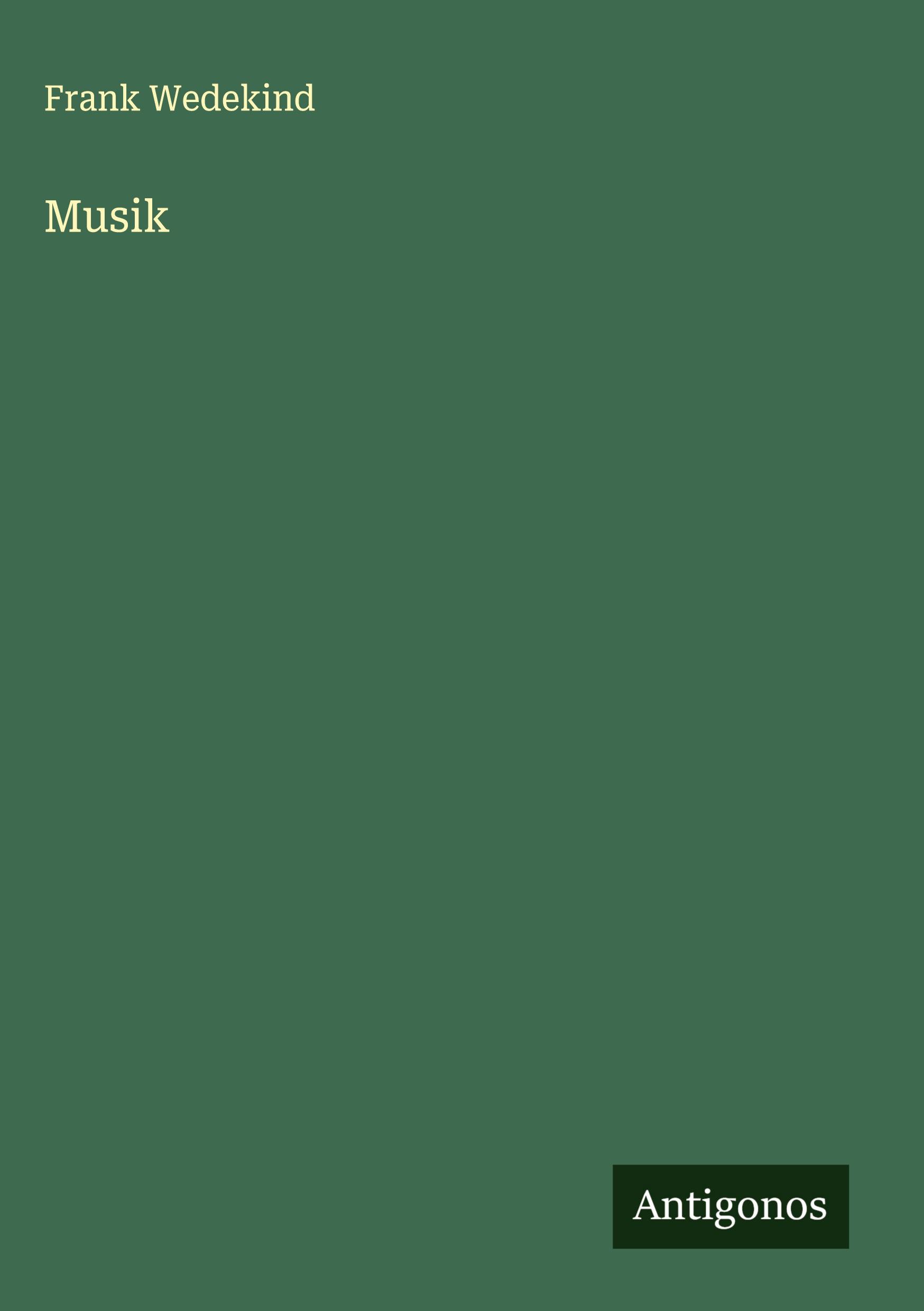 Vorderes Coverbild Musik