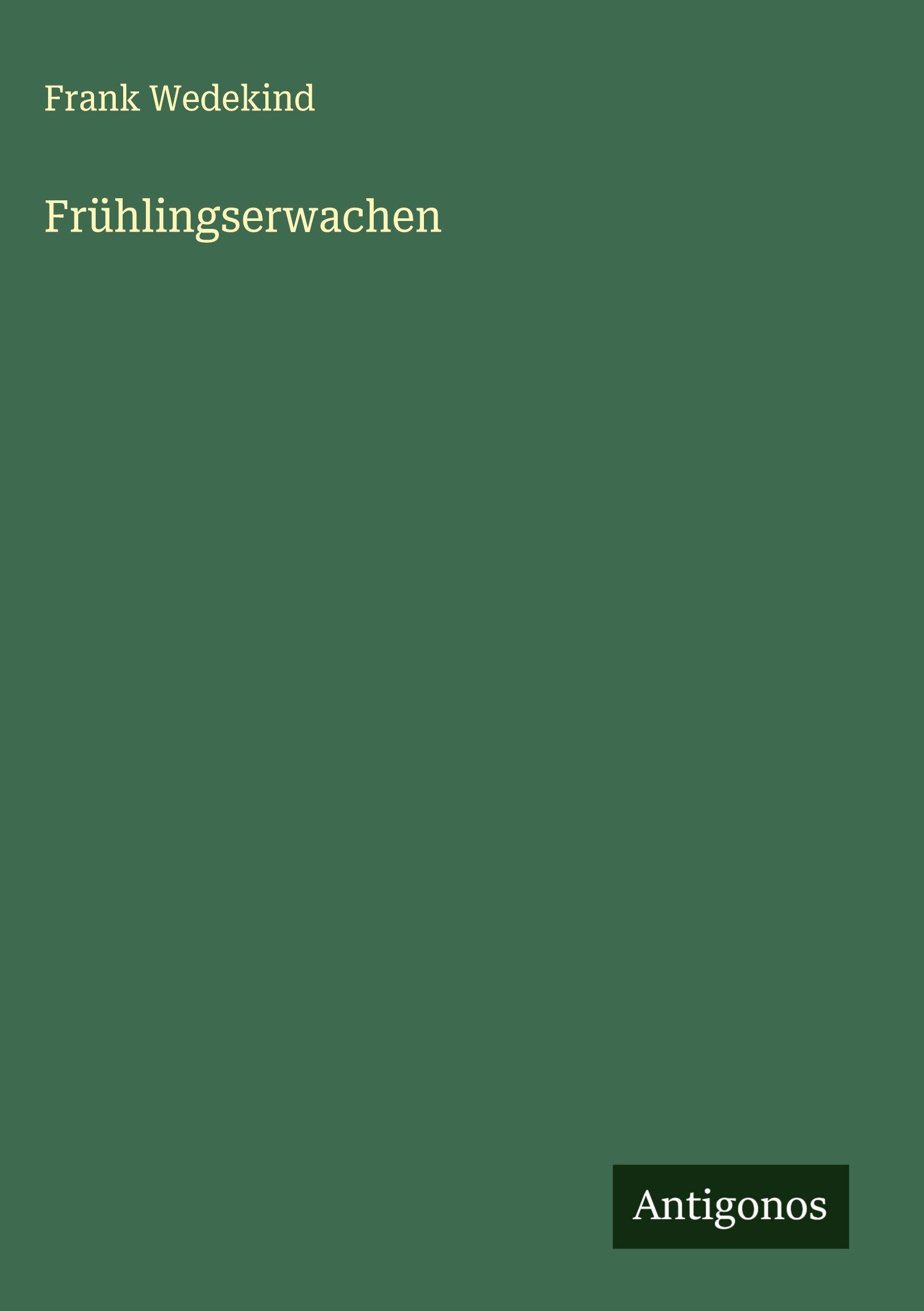 Vorderes Coverbild Frühlingserwachen