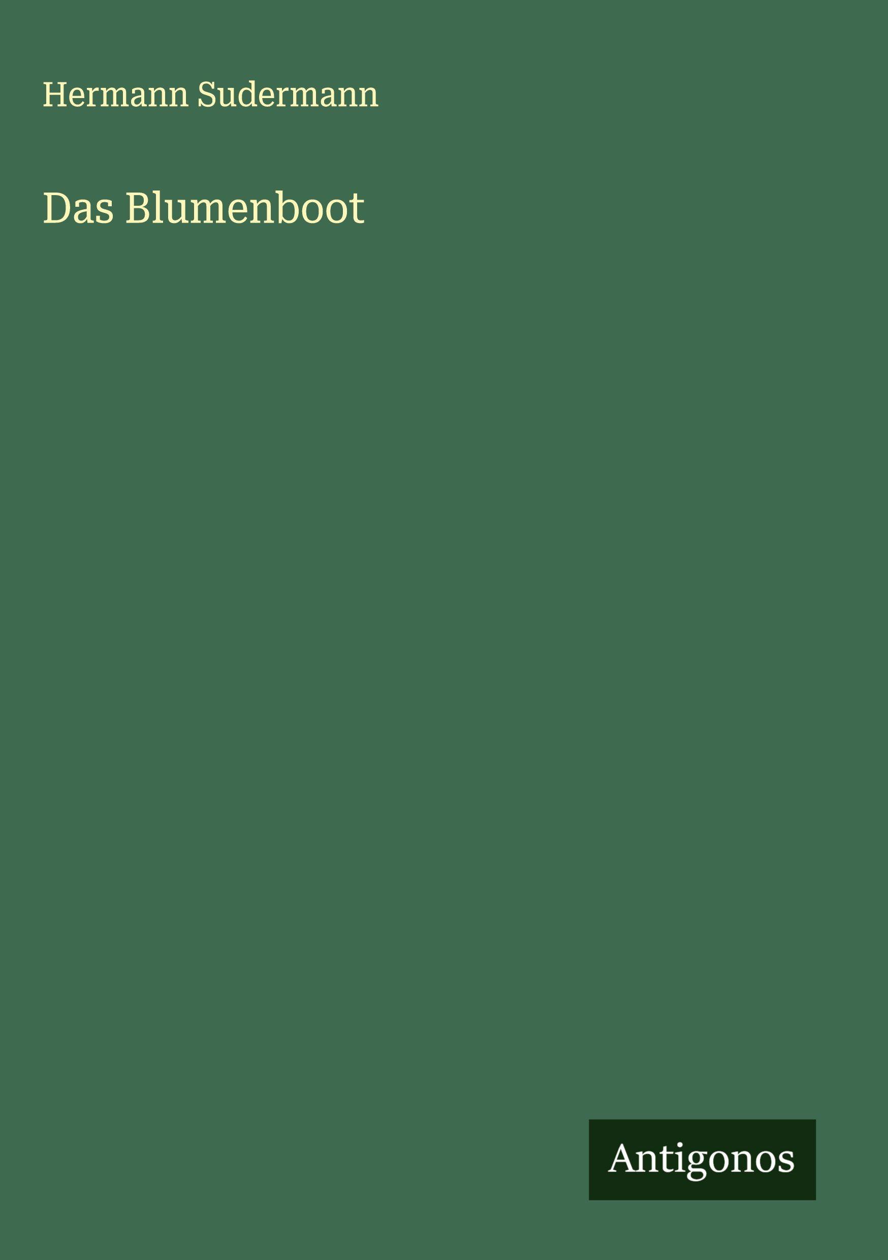 Vorderes Coverbild Das Blumenboot